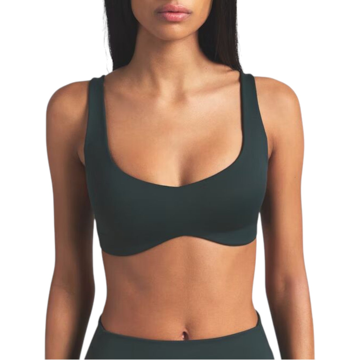 (WMNS) Nike x SKIMS Matte Shaping Scoop Bra 'Dark Teal' BABRA9483W-DKT