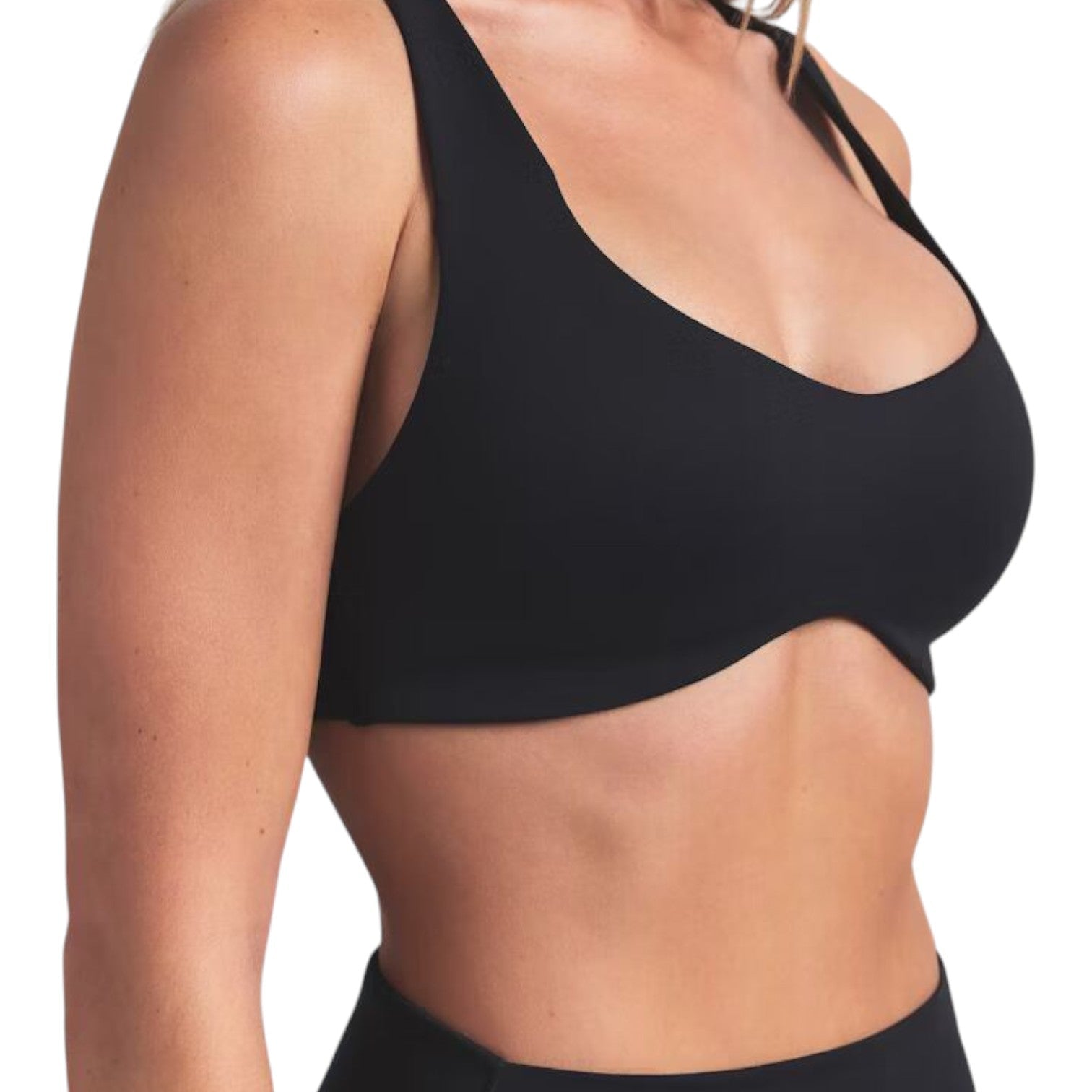 (WMNS) Nike x SKIMS Matte Shaping Scoop Bra 'Obsidian' BABRA9483W-OBD