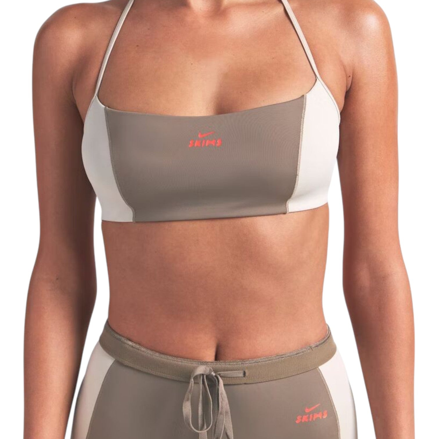 (WMNS) Nike x SKIMS Shine Micro-Scoop Bra 'Truffle Stone' BABRA9496W-TST