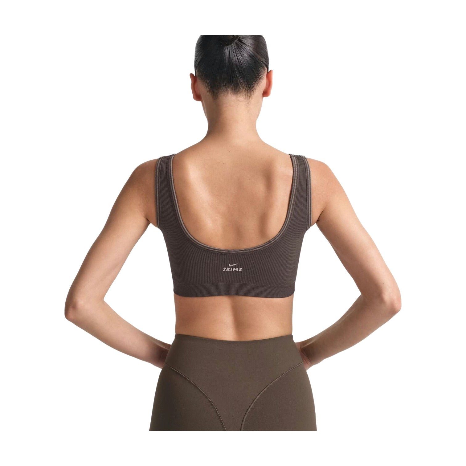 (WMNS) Nike x SKIMS Ribbed Seamless Scoop Bra 'Phoenix' BABRA9713W-PHR