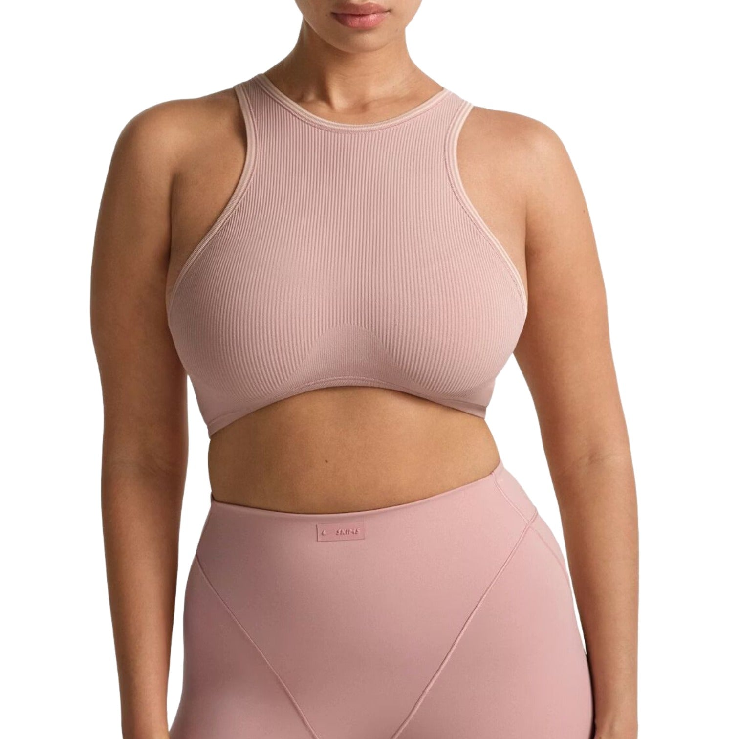 (WMNS) Nike x SKIMS Ribbed Seamless Racer Front Bra 'Himalayan' BABRA9714W-HEC