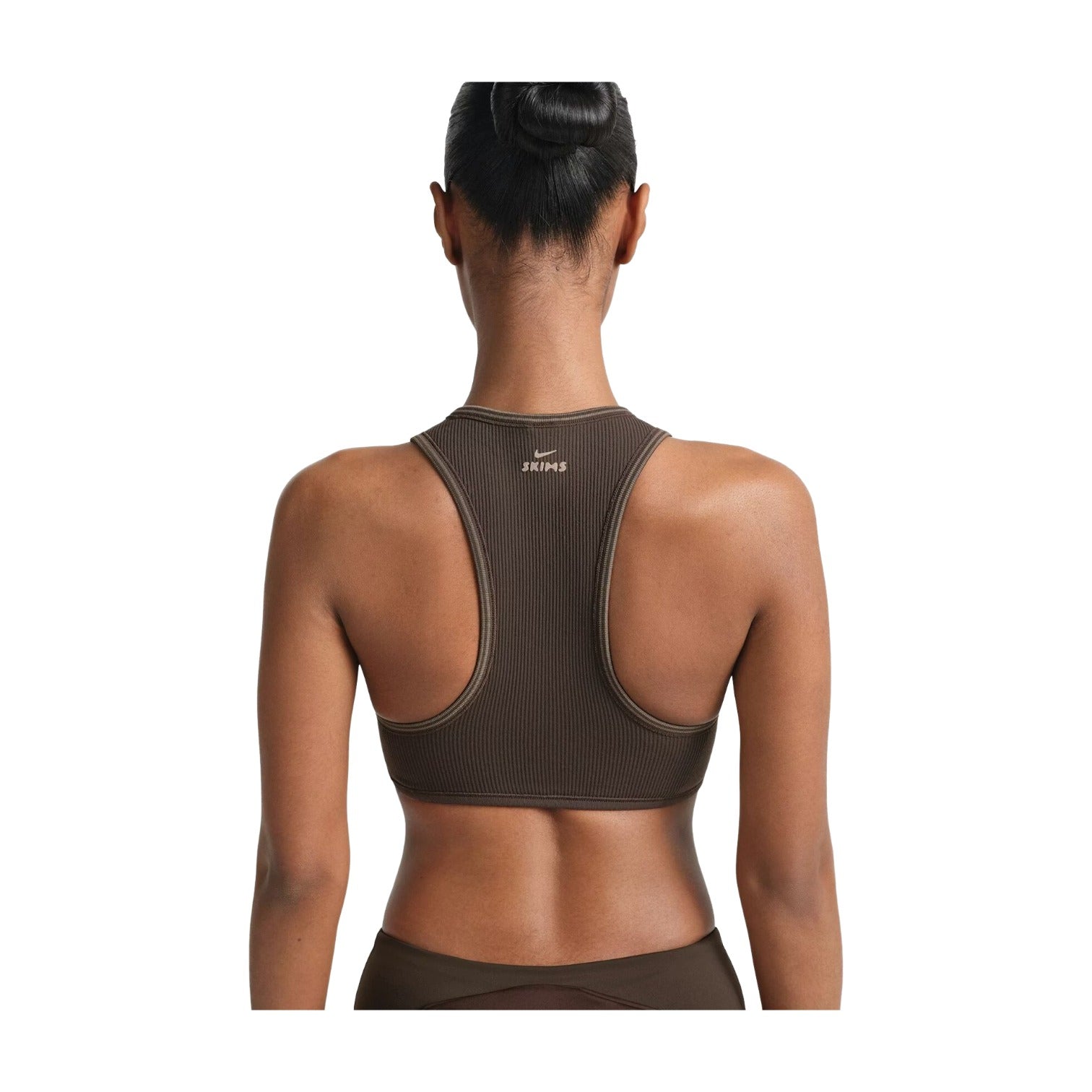 (WMNS) Nike x SKIMS Ribbed Seamless Racer Front Bra 'Phoenix' BABRA9714W-PHR