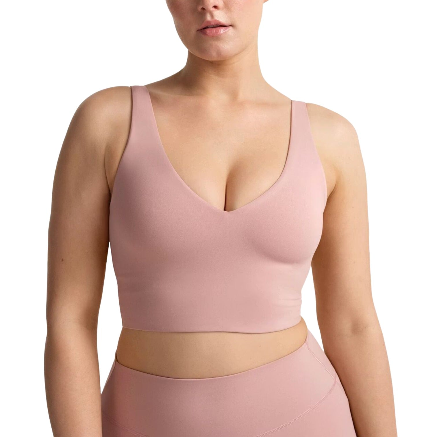 (WMNS) Nike x SKIMS Matte V-Neck Bra Top 'Himalayan' BALLL8616W-HIM