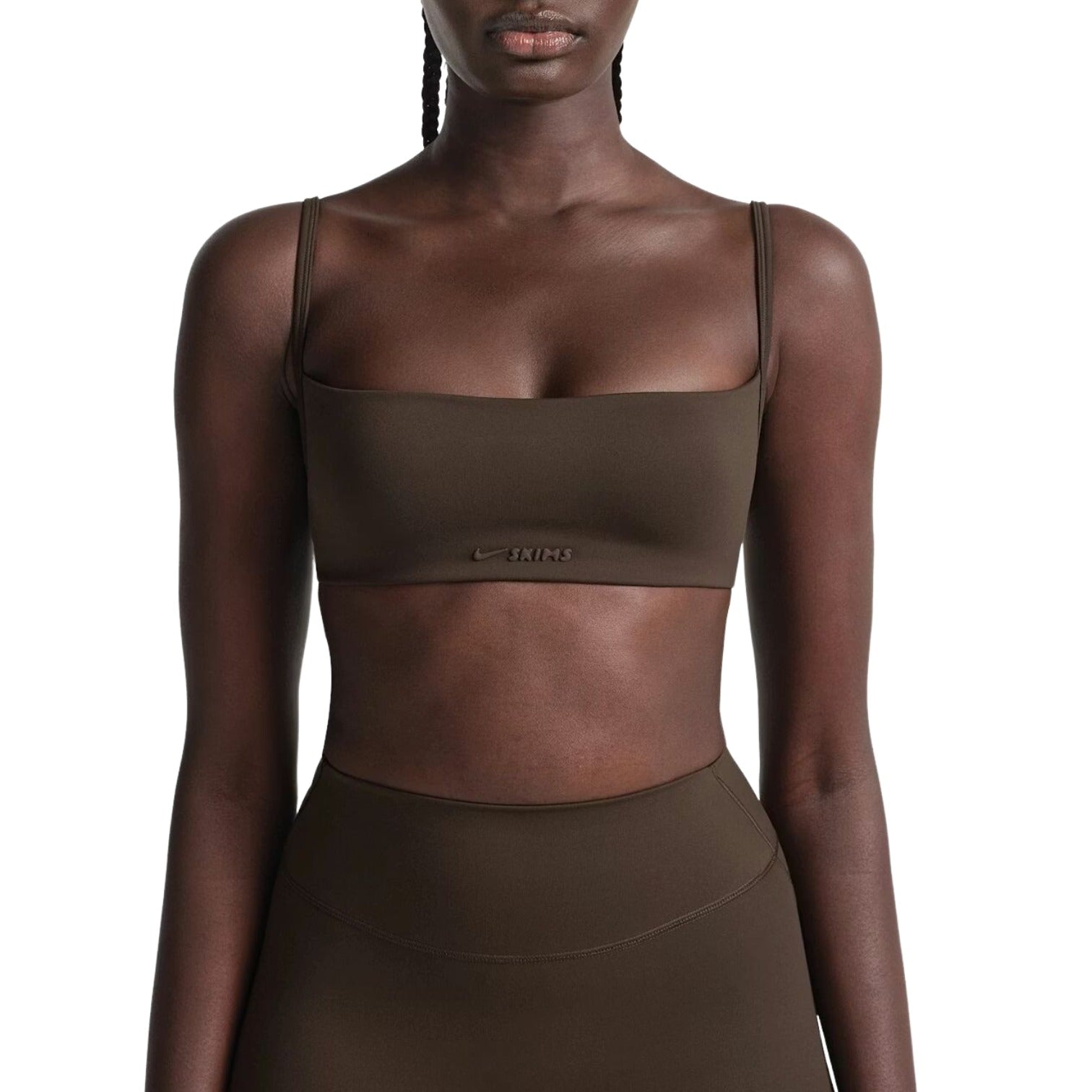 (WMNS) Nike x SKIMS Matte Thin-Strap Micro Bra 'Dark Sepia' BASPT9482W-DSP