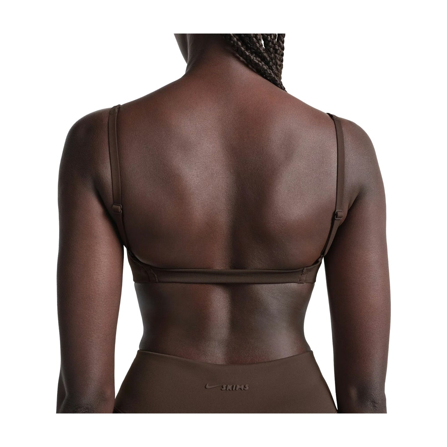 (WMNS) Nike x SKIMS Matte Thin-Strap Micro Bra 'Dark Sepia' BASPT9482W-DSP