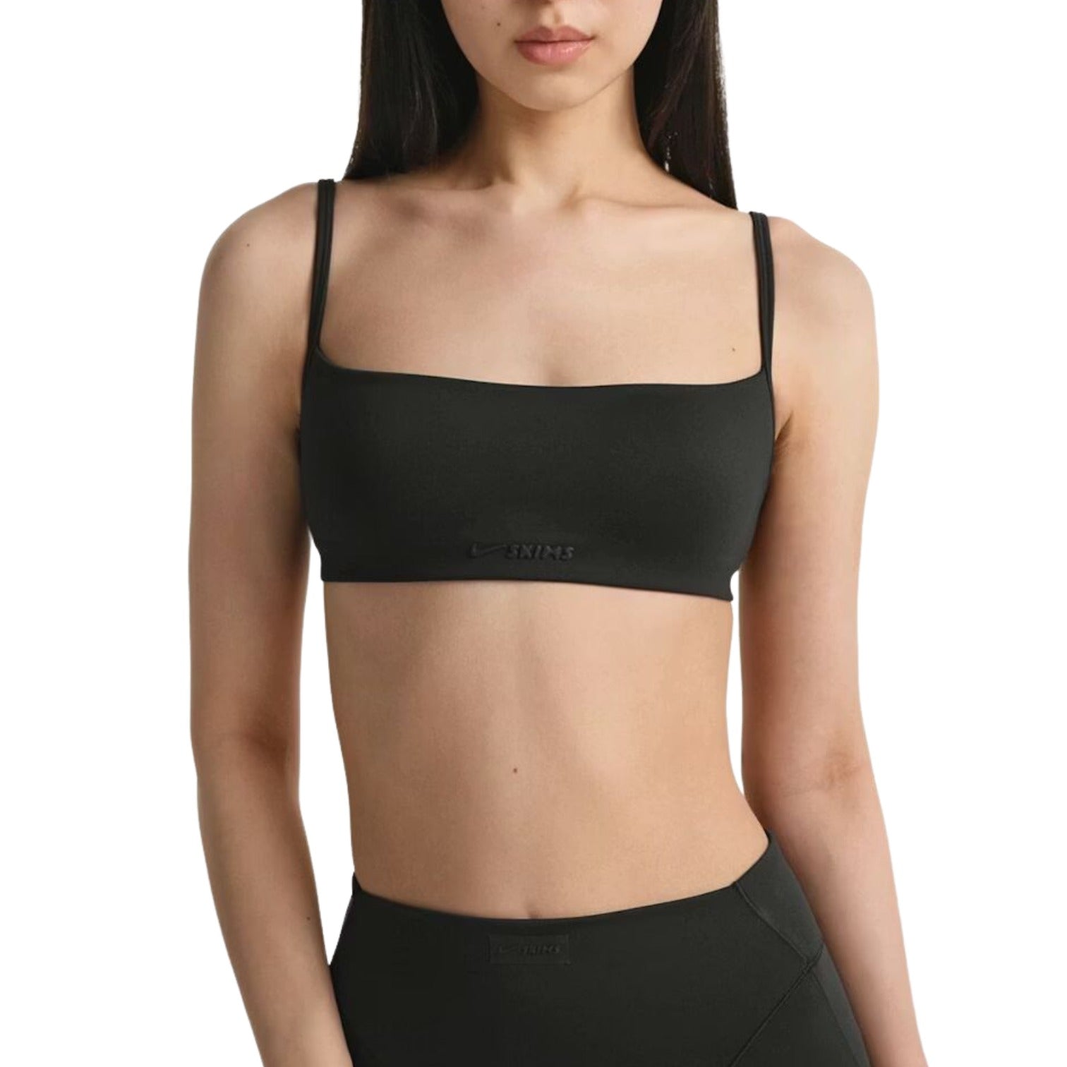 (WMNS) Nike x SKIMS Matte Thin-Strap Micro Bra 'Obsidian' BASPT9482W-OBD
