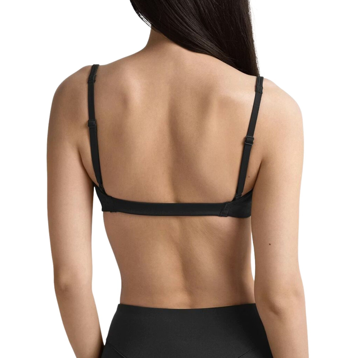 (WMNS) Nike x SKIMS Matte Thin-Strap Micro Bra 'Obsidian' BASPT9482W-OBD