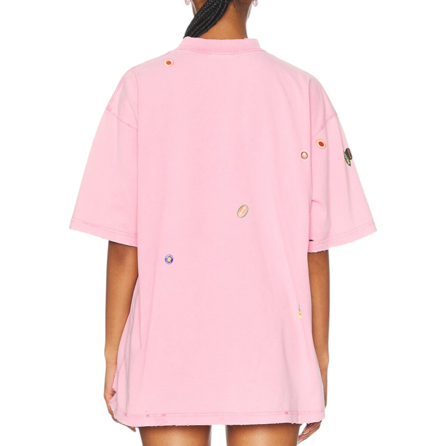 Balenciaga Oversized T-Shirt 'Faded Dirty Pink' 787349TRVS49568