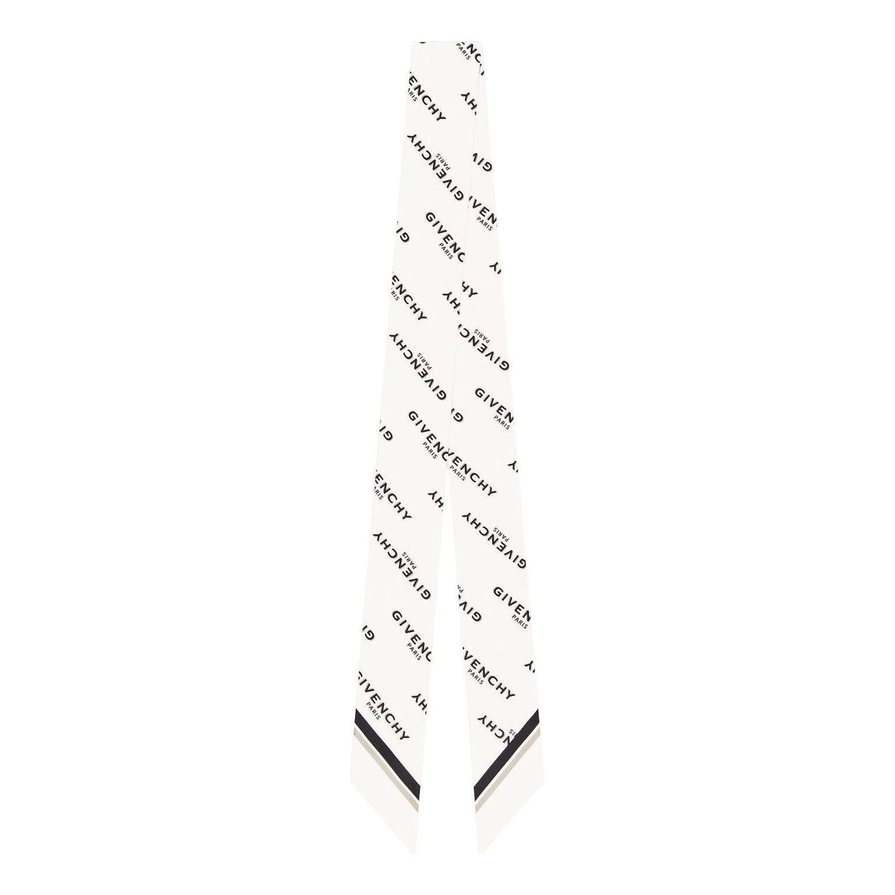 (WMNS) Givenchy SS26 GIVENCHY Shadow Bicolor Bandeau in Silk 'White' BG00P3G002-100