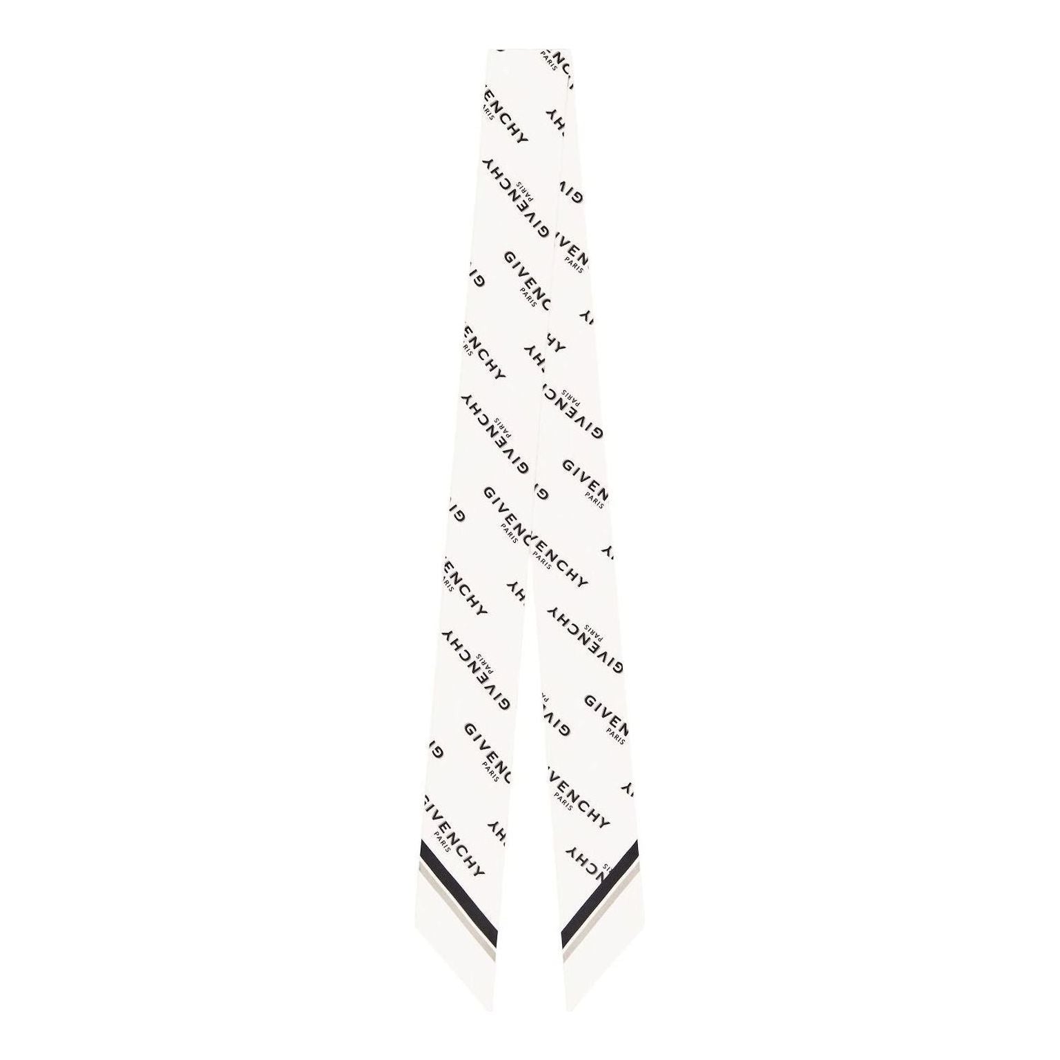 (WMNS) Givenchy SS26 GIVENCHY Shadow Bicolor Bandeau in Silk 'White' BG00P3G002-100