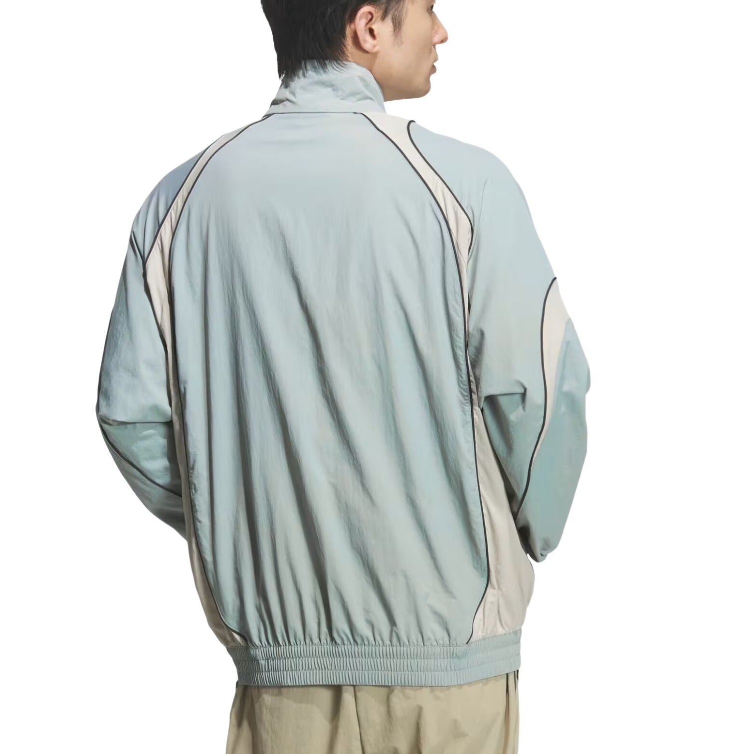 adidas BL Wov Jacket Asia Sizing 'Wonder Sage Beige' KF1336