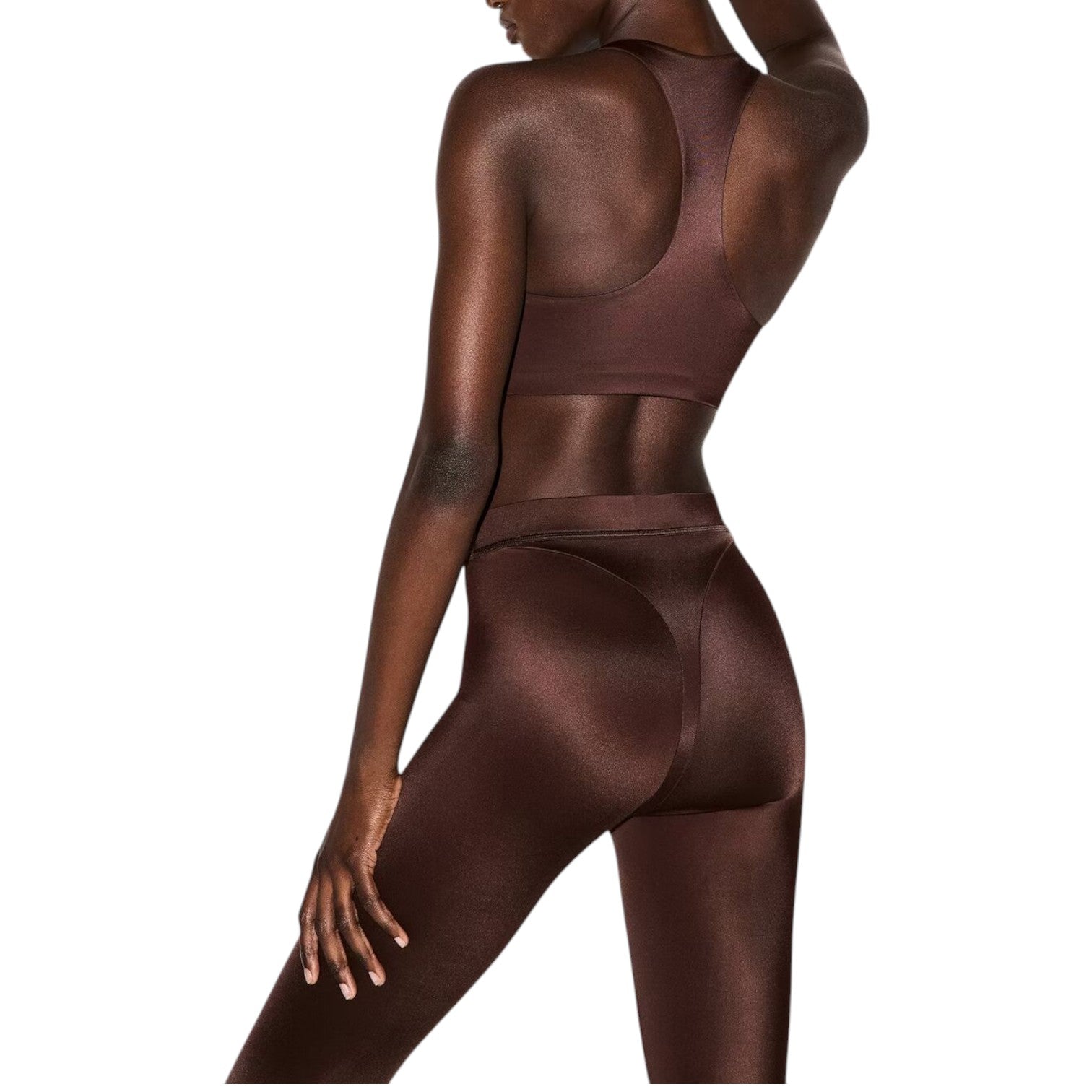 (WMNS) Nike x SKIMS Shine High-Waisted V-Panel 26" Leggings 'Phoenix' BOLEG2715-PHO