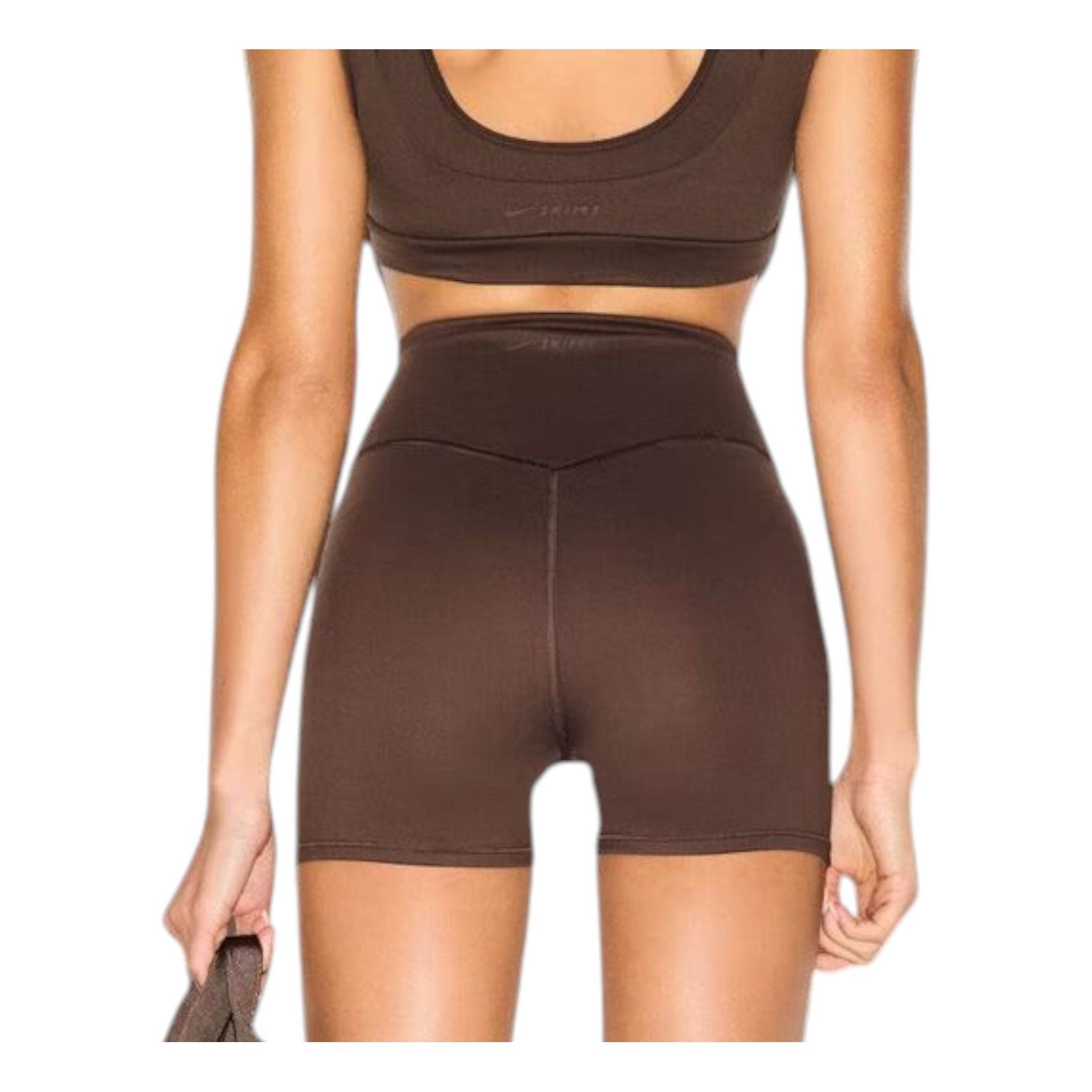 (WMNS) Nike x SKIMS Matte High-Waisted 3" Boyshorts 'Dark Sepia' BOSHO7163W-DSP