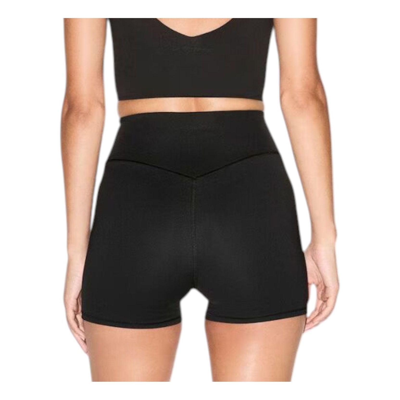 (WMNS) Nike x SKIMS Matte High-Waisted 3" Boyshorts 'Obsidian' BOSHO7163W-OBD