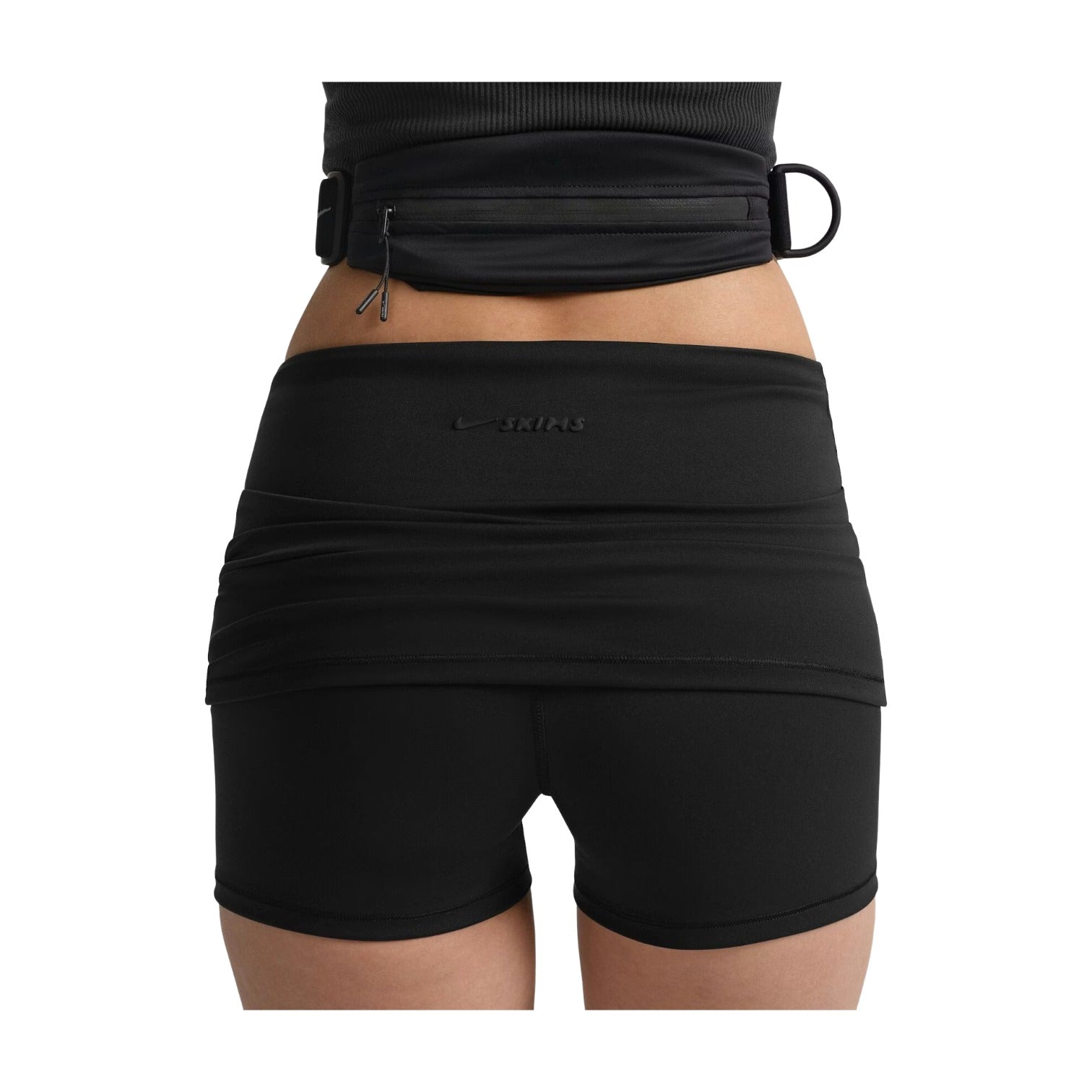 (WMNS) Nike x SKIMS Matte 3" Foldover Short 'Obsidian' BOSHO9490W-OBD