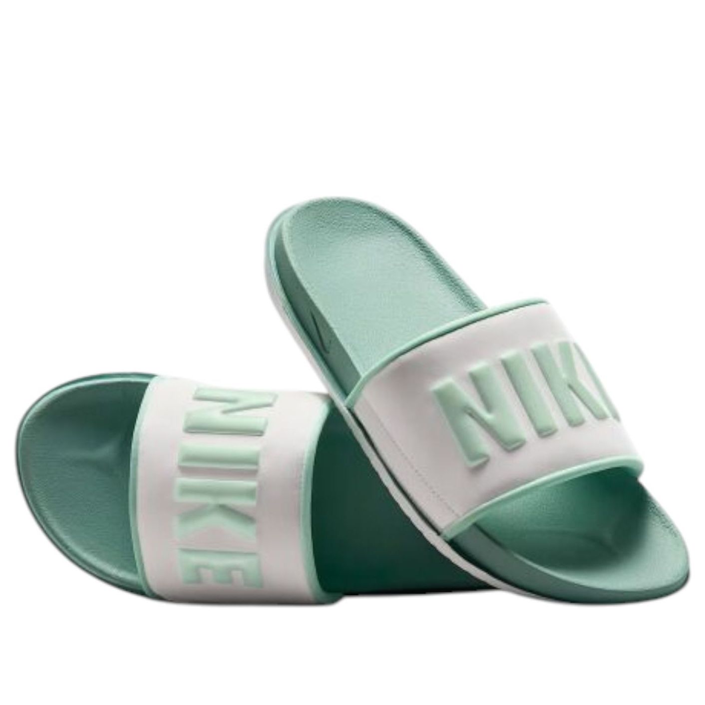 (WMNS) Nike Offcourt Slide 'Summit White Cannon Mint Foam' BQ4632-114