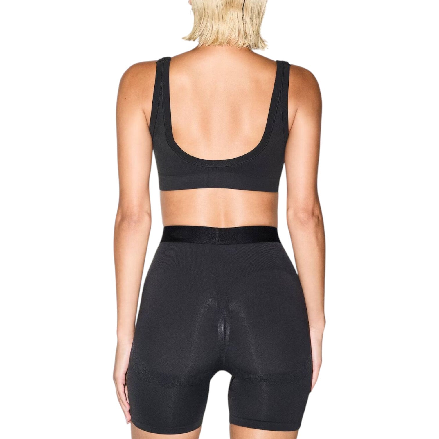 (WMNS) Nike x SKIMS Vintage Seamless Scoop Bra 'Obsidian' BRSPT2951-OBD