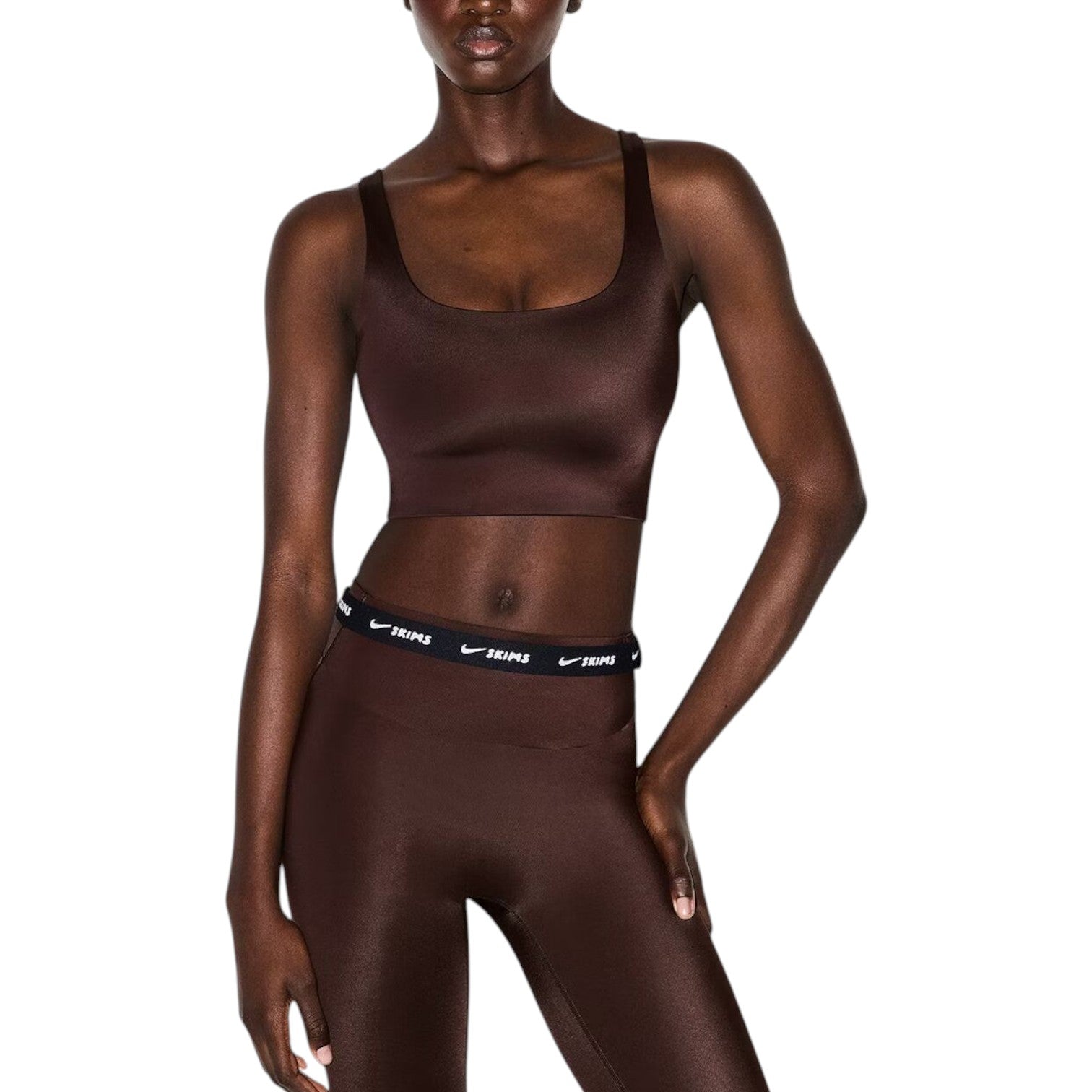 (WMNS) Nike x SKIMS Shine Scoop Neck Bra 'Phoenix' BRSPT5149W-PHO