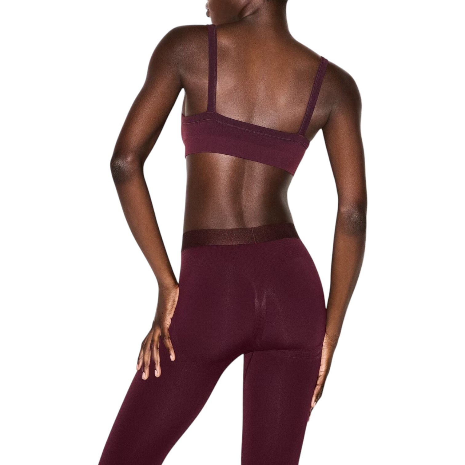 (WMNS) Nike x SKIMS Vintage Seamless Cami Bra 'Currant' BRSPT5156W-CUR