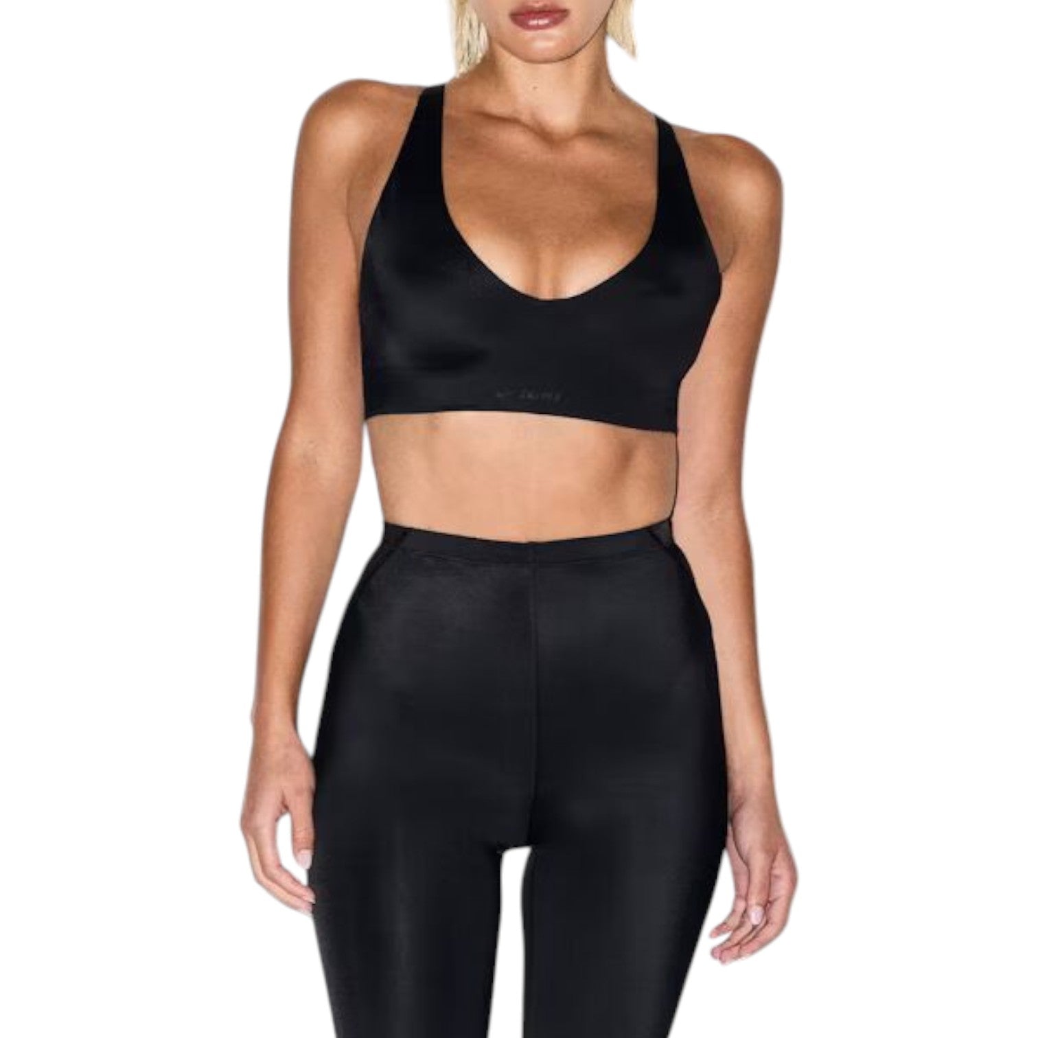 (WMNS) Nike x SKIMS Shine V-Neck Bra 'Obsidian' BRSPT5191W-OBD