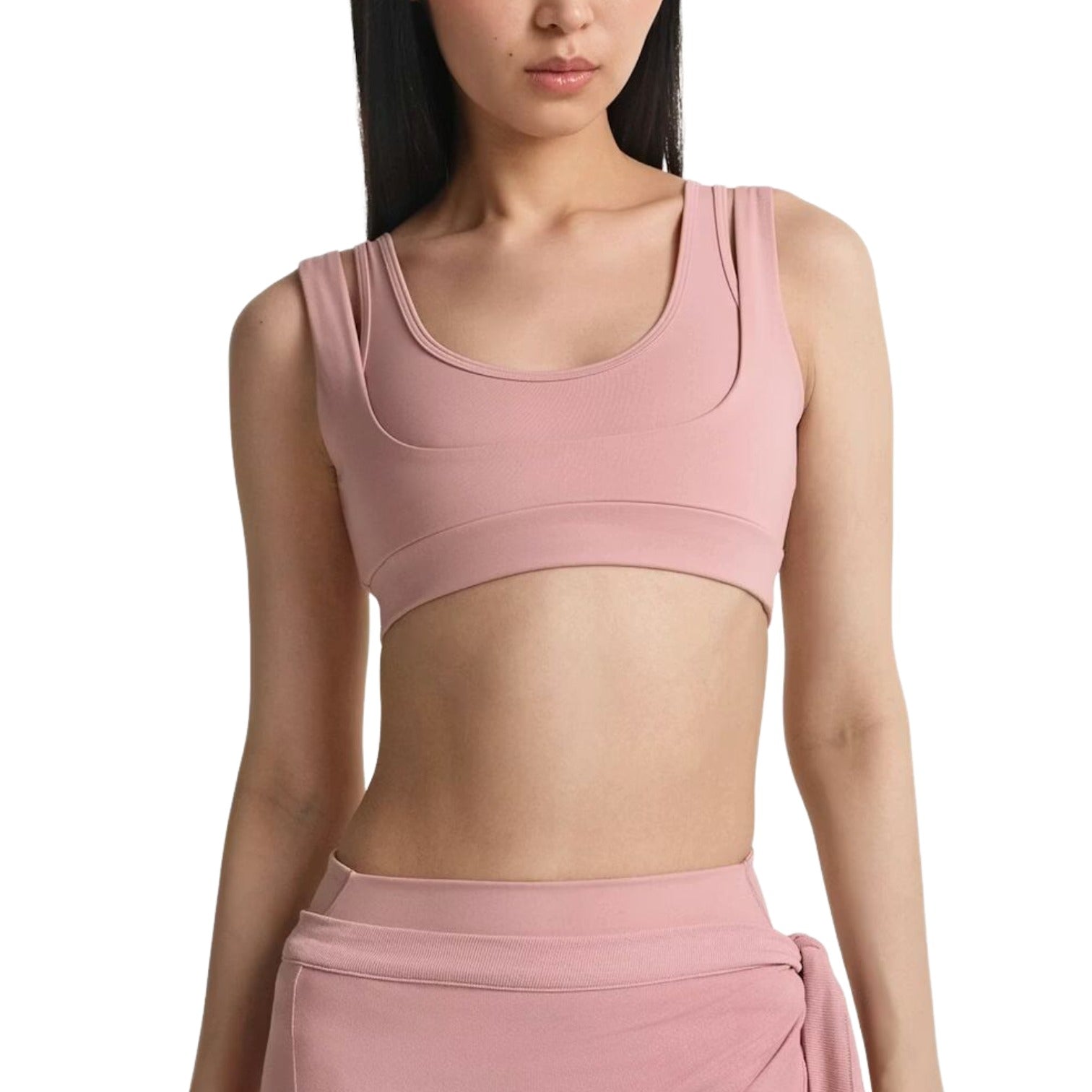 (WMNS) Nike x SKIMS Matte Double Strap Scoop Bra 'Himalayan' BRSPT6022W-HIM