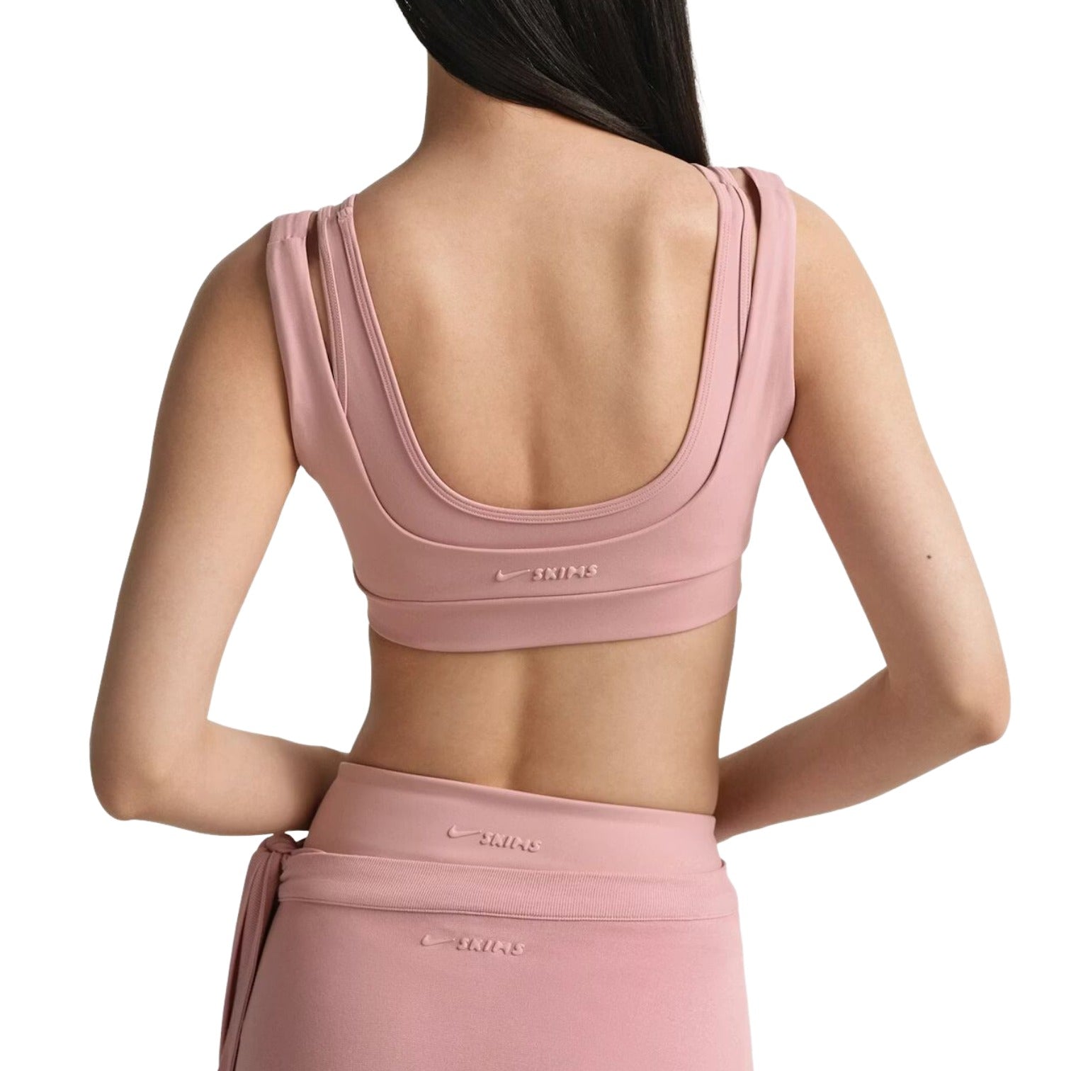 (WMNS) Nike x SKIMS Matte Double Strap Scoop Bra 'Himalayan' BRSPT6022W-HIM