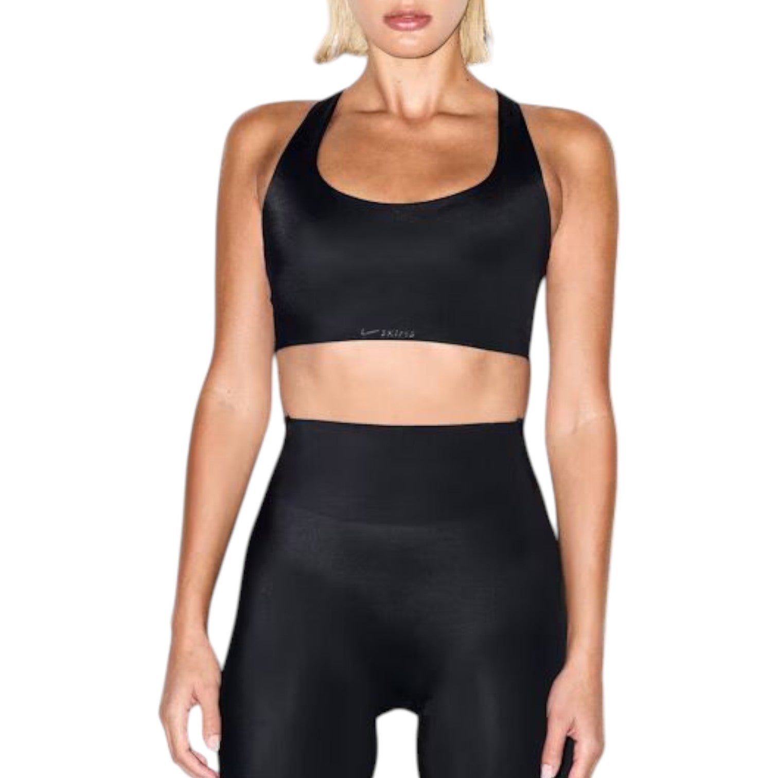 (WMNS) Nike x SKIMS Shine Racerback Bra 'Obsidian' BRSPT7003W-OBD