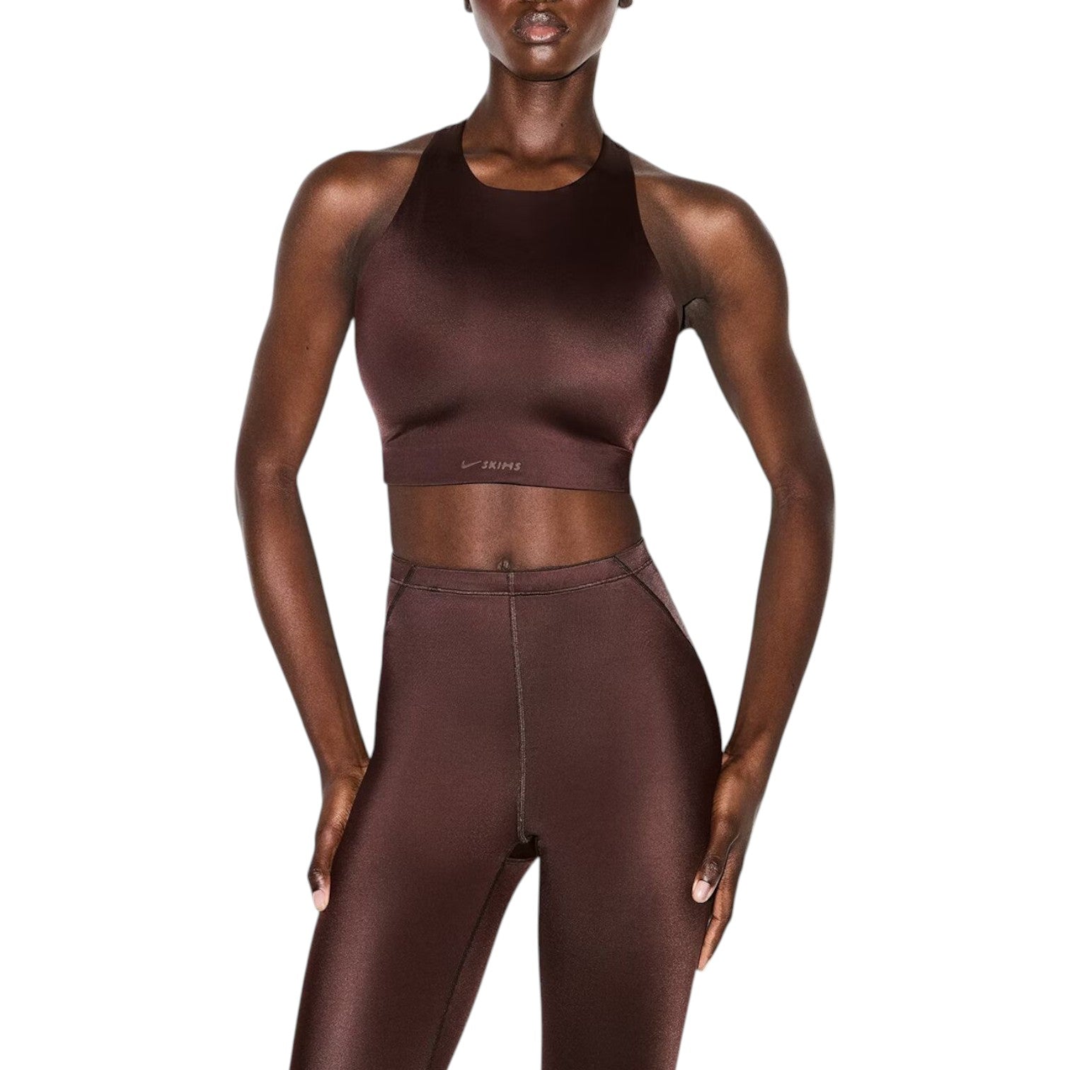 (WMNS) Nike x SKIMS Shine Scoop-Neck Bra 'Phoenix' BRSPT7004W-PHO