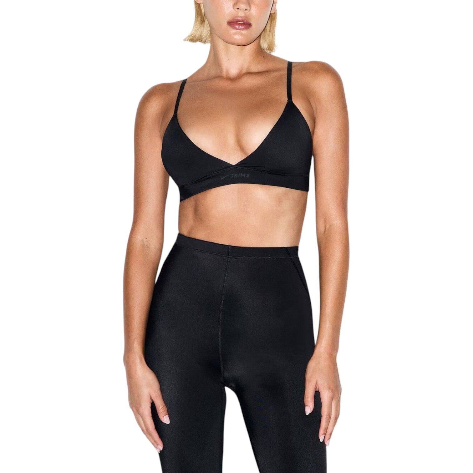 (WMNS) Nike x SKIMS Shine Triangle Bra 'Obsidian' BRSPT7842W-OBD