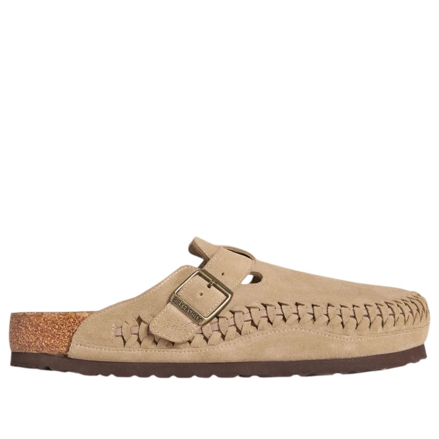 Birkenstock x Kith Boston Braided Suede 'Taupe' 1030958