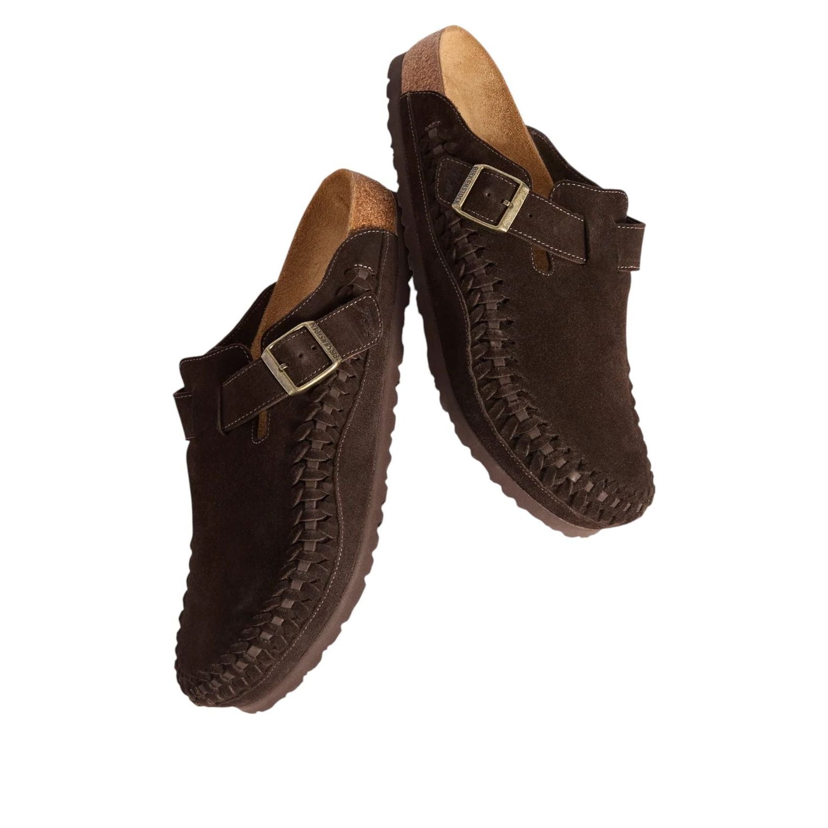 Birkenstock x Kith Boston Braided Suede 'Mocca' 1031020