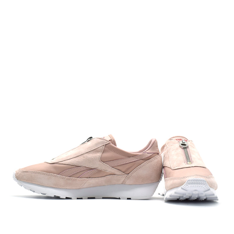 (WMNS) Reebok Aztec Zip 'Pink Silver White' BS8089