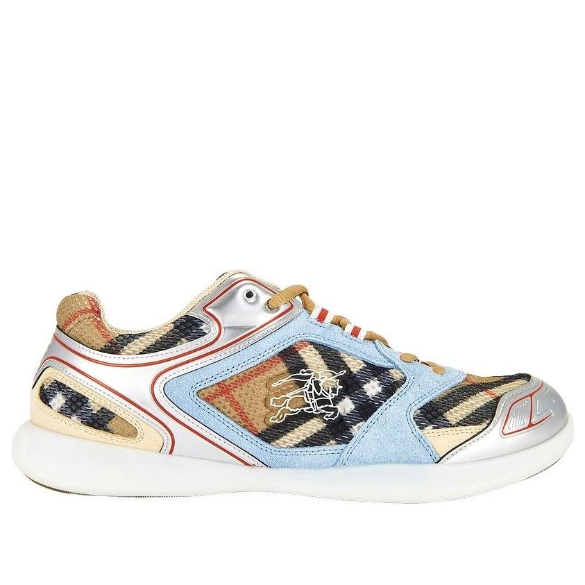 Burberry Check Matrix Sneaker 'Beige Blue Silver' 8111731