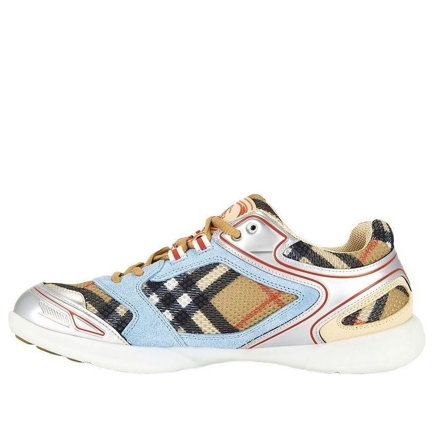 Burberry Check Matrix Sneaker 'Beige Blue Silver' 8111731