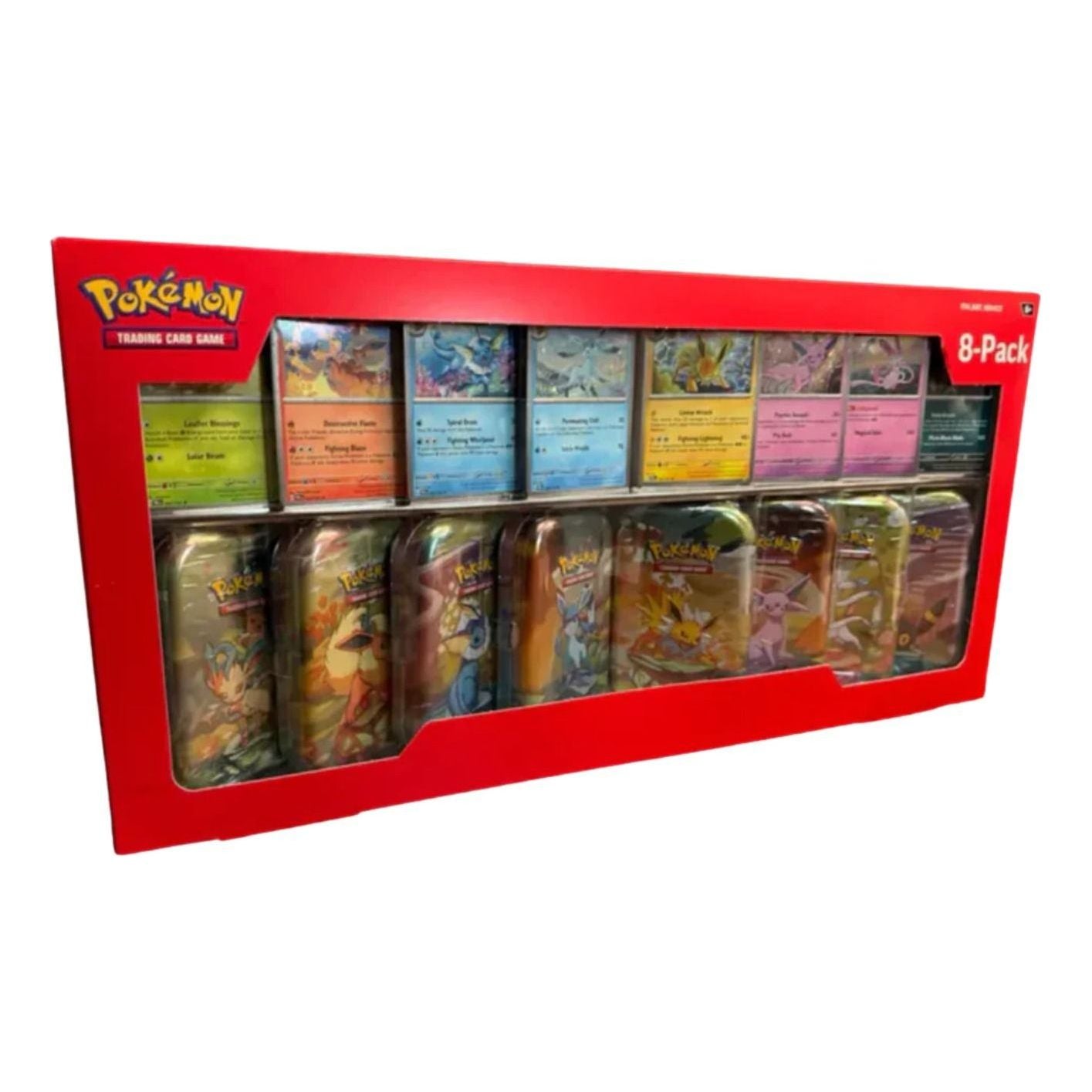 Pokemon Card Eng. x Costco 2025 Pokemon Prismatic Evolutions Mini Tin 8 Packs 10-10234-101