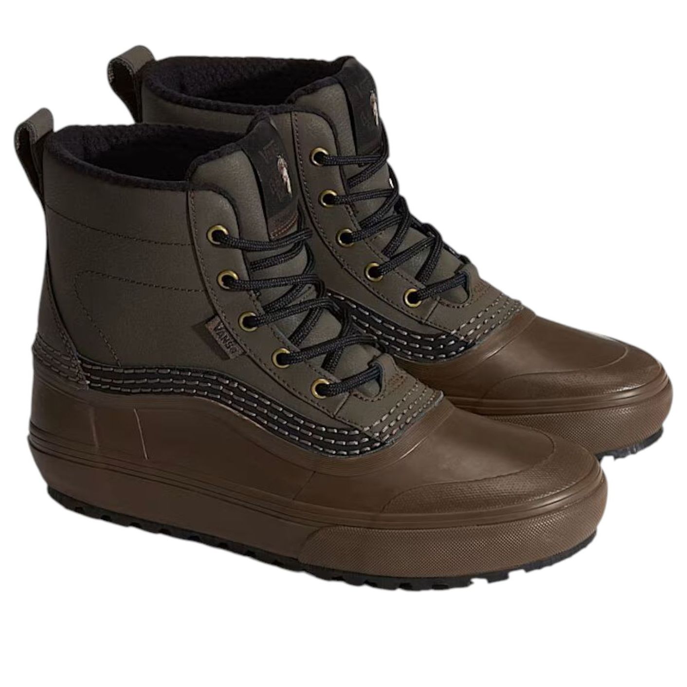 Vans Blake Paul Standard Mid Waterproof Boot 'Demitasse Brown Green' VN000D2C4AR