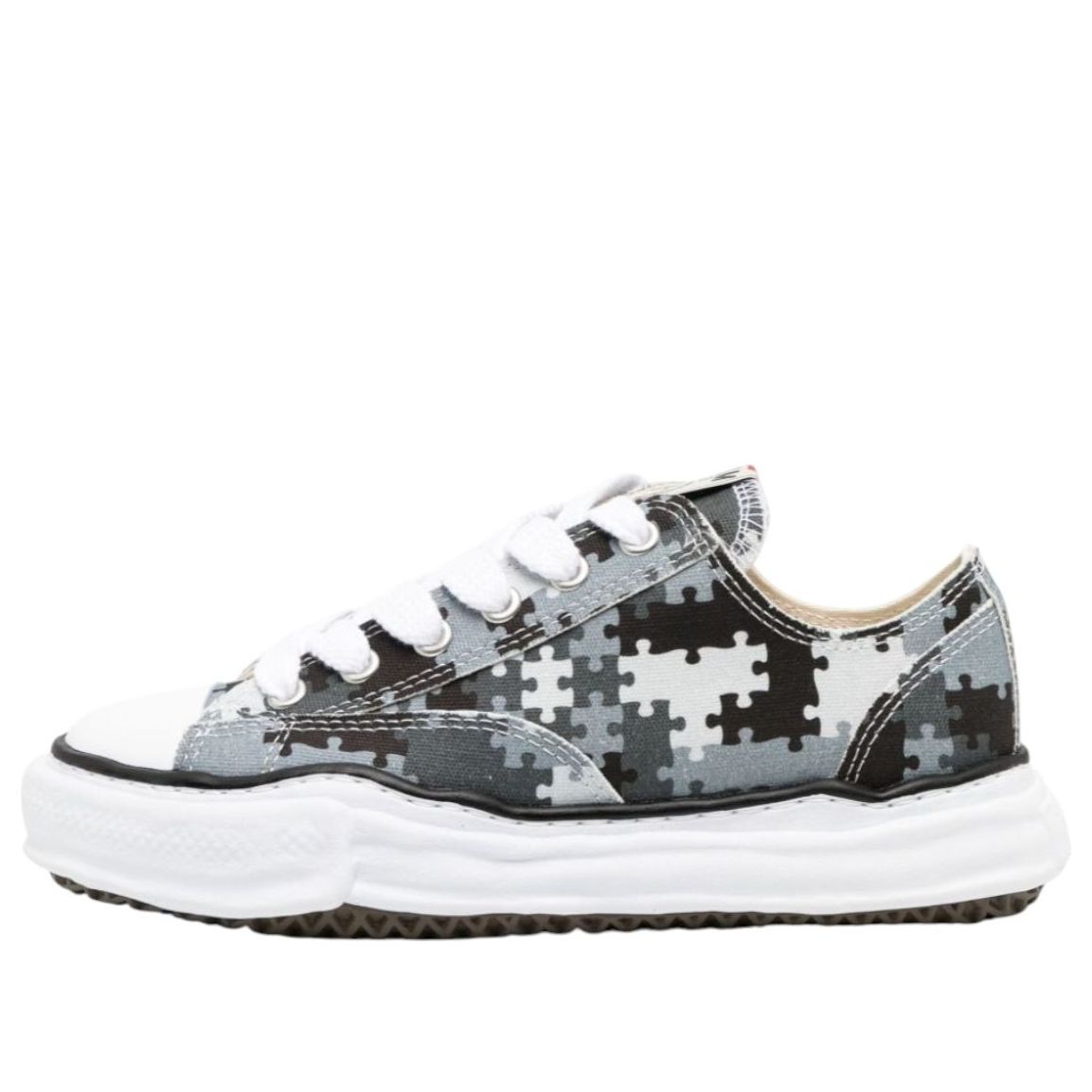 Maison MIHARA YASUHIRO x Peace and After Peterson OG Sole Canvas Low 'Camo Grey' C13FW716-GRY