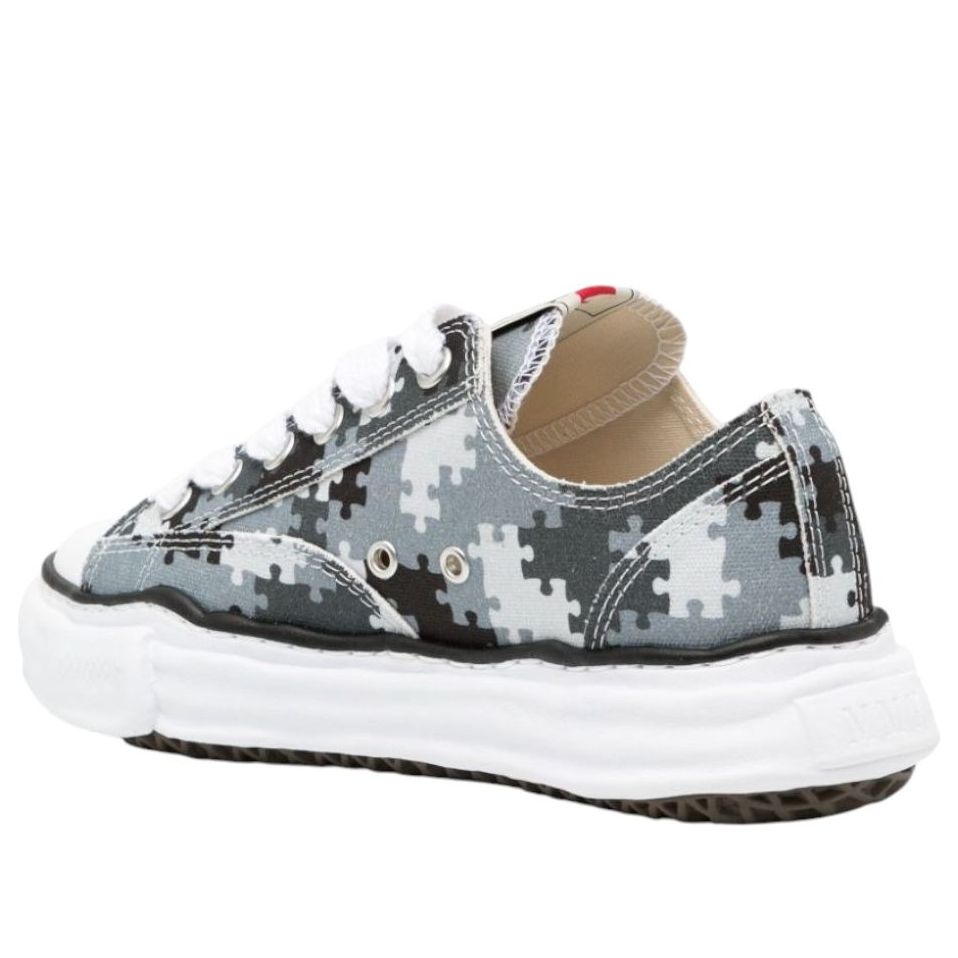 Maison MIHARA YASUHIRO x Peace and After Peterson OG Sole Canvas Low 'Camo Grey' C13FW716-GRY