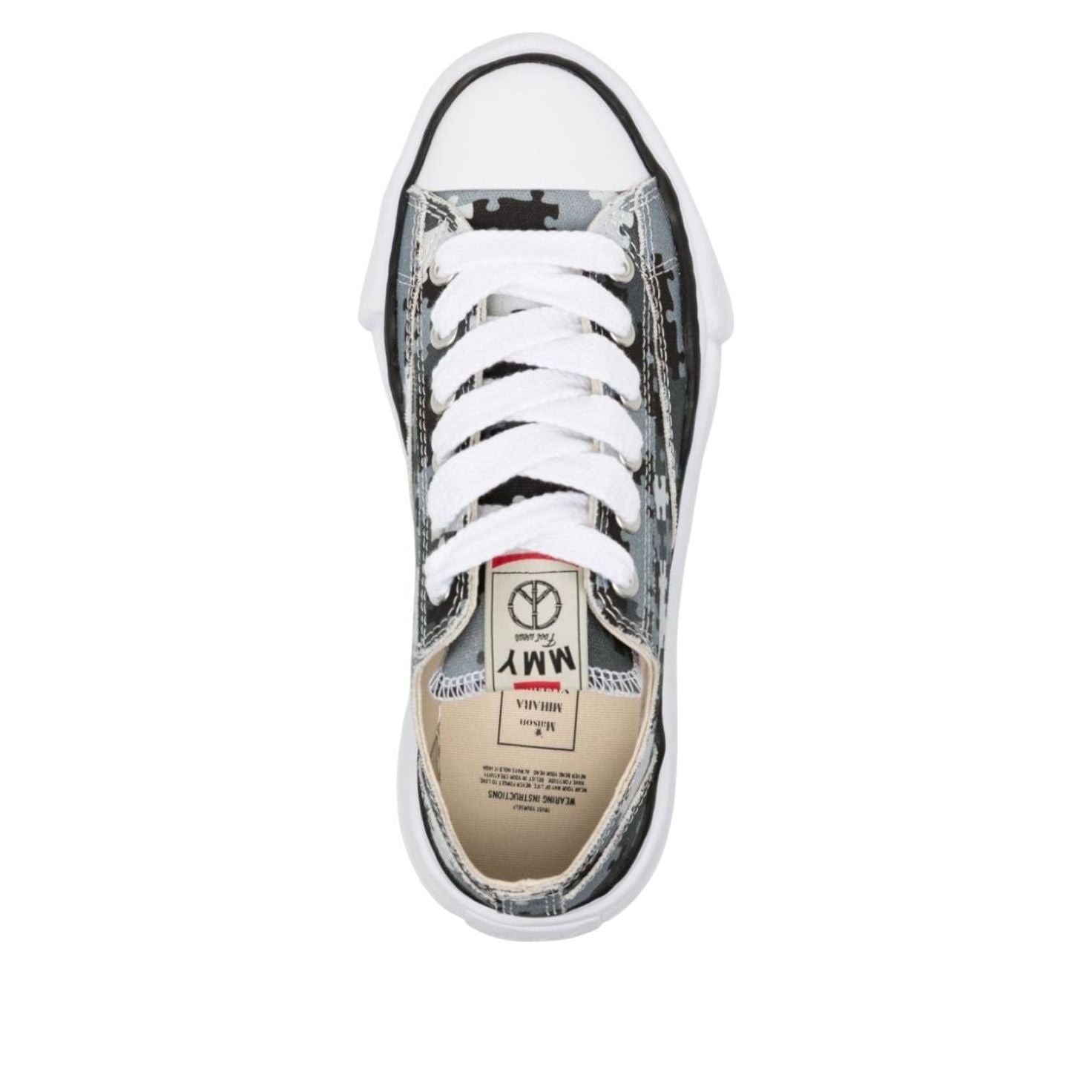 Maison MIHARA YASUHIRO x Peace and After Peterson OG Sole Canvas Low 'Camo Grey' C13FW716-GRY