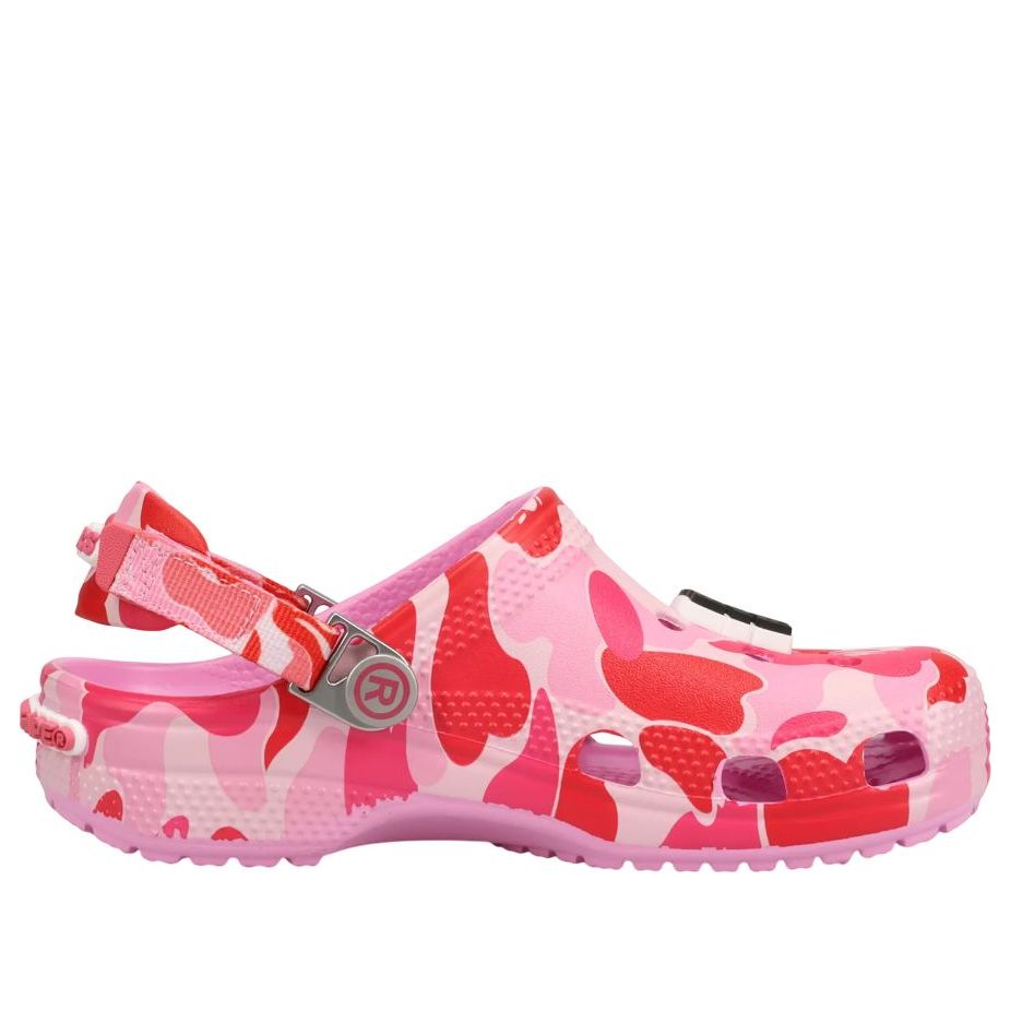 (GS) Crocs x A Bathing Ape Clog 'Carnation' 210285-6I2