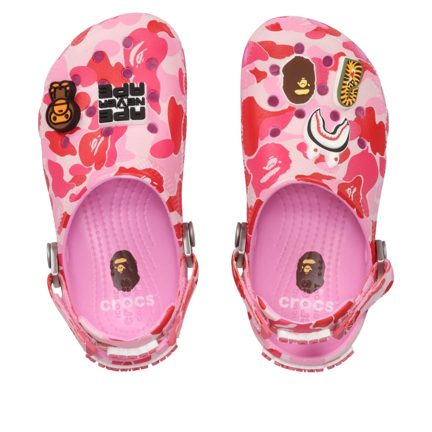 (GS) Crocs x A Bathing Ape Clog 'Carnation' 210285-6I2