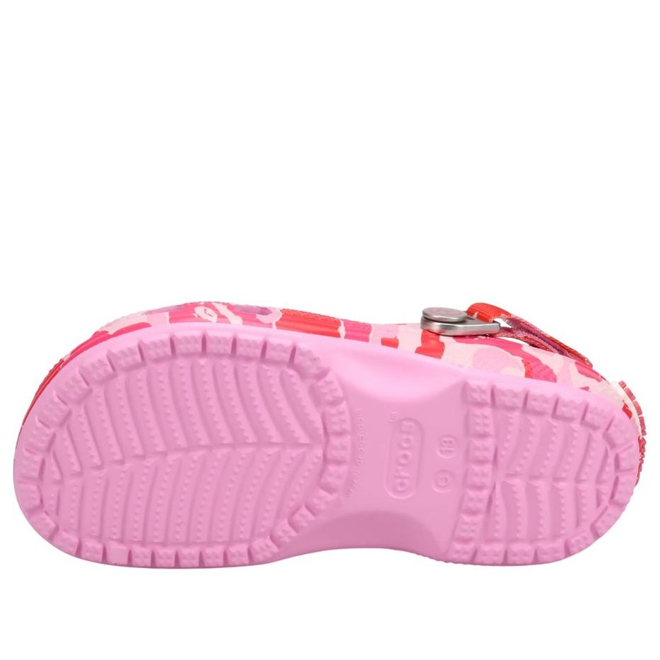 (GS) Crocs x A Bathing Ape Clog 'Carnation' 210285-6I2