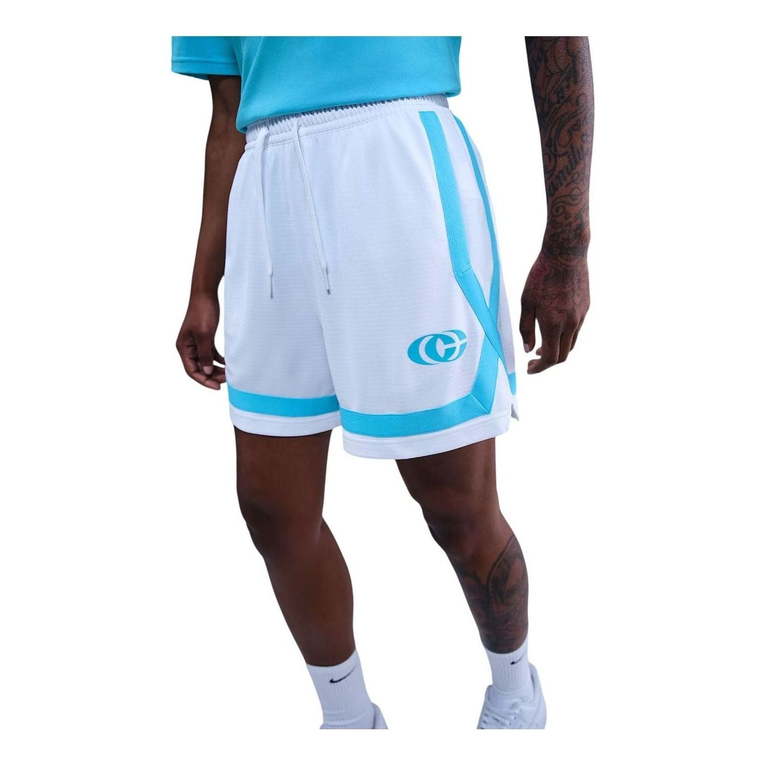 (WMNS) Nike x Caitlin Clark Crossover Dri-FIT 5" Shorts 'White Baltic Blue' IQ5644-100