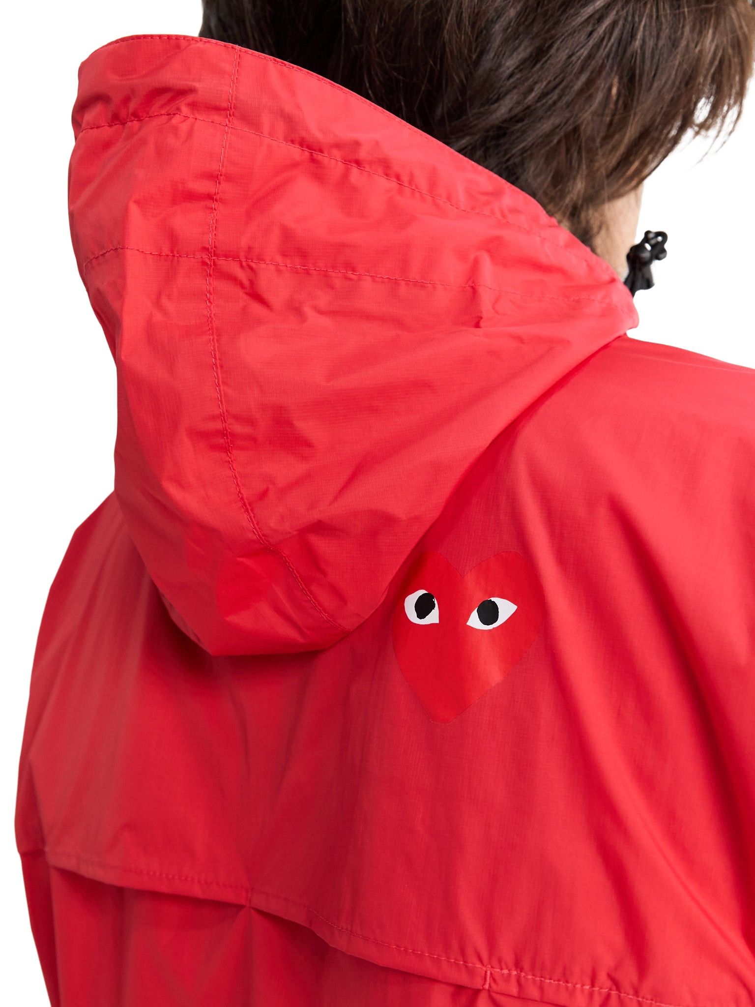 COMME des GARCONS PLAY FW25 x K Way Full Zip Jacket 'Red' AZ-J501-051-2