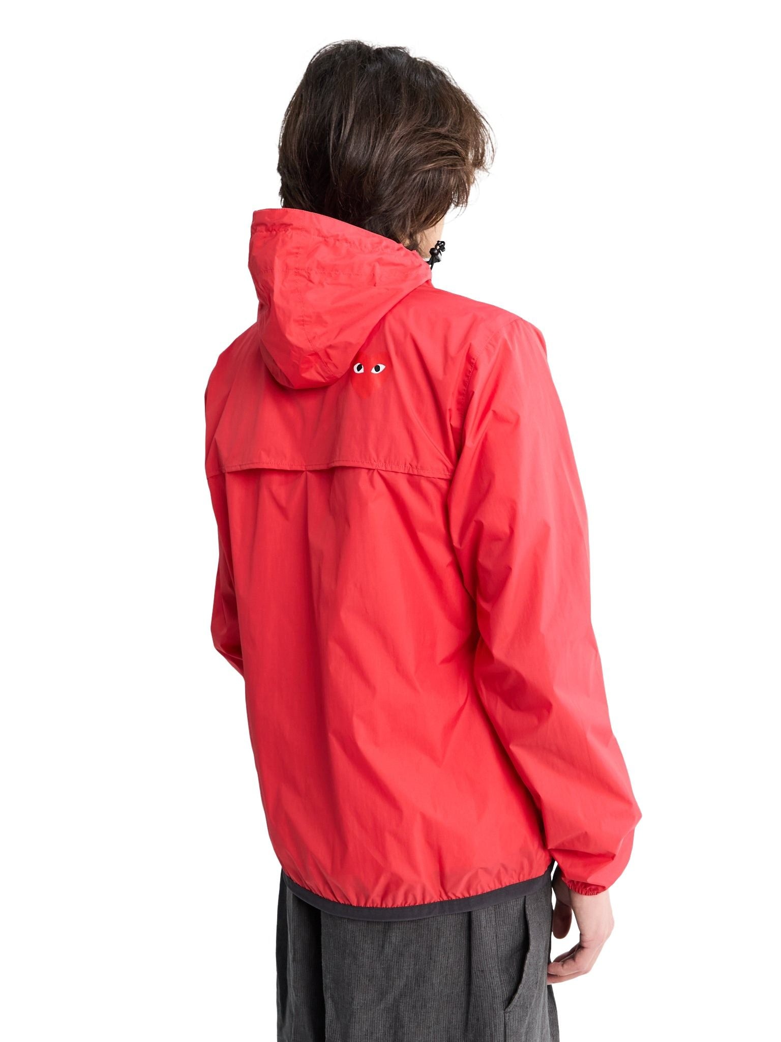 COMME des GARCONS PLAY FW25 x K Way Full Zip Jacket 'Red' AZ-J501-051-2