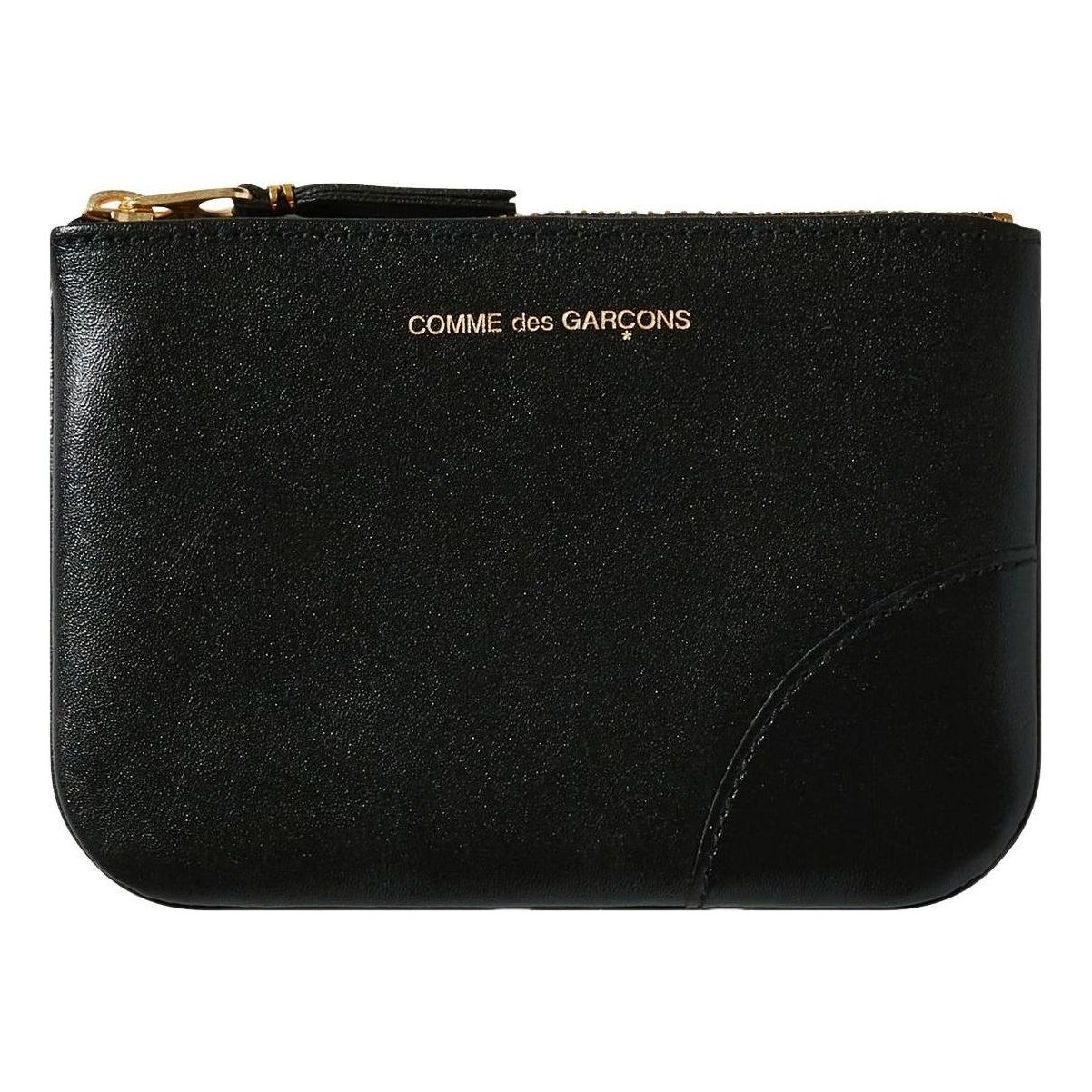 COMME des GARCONS FW25 Classic Leather Zip Pouch 'Black' SA8100