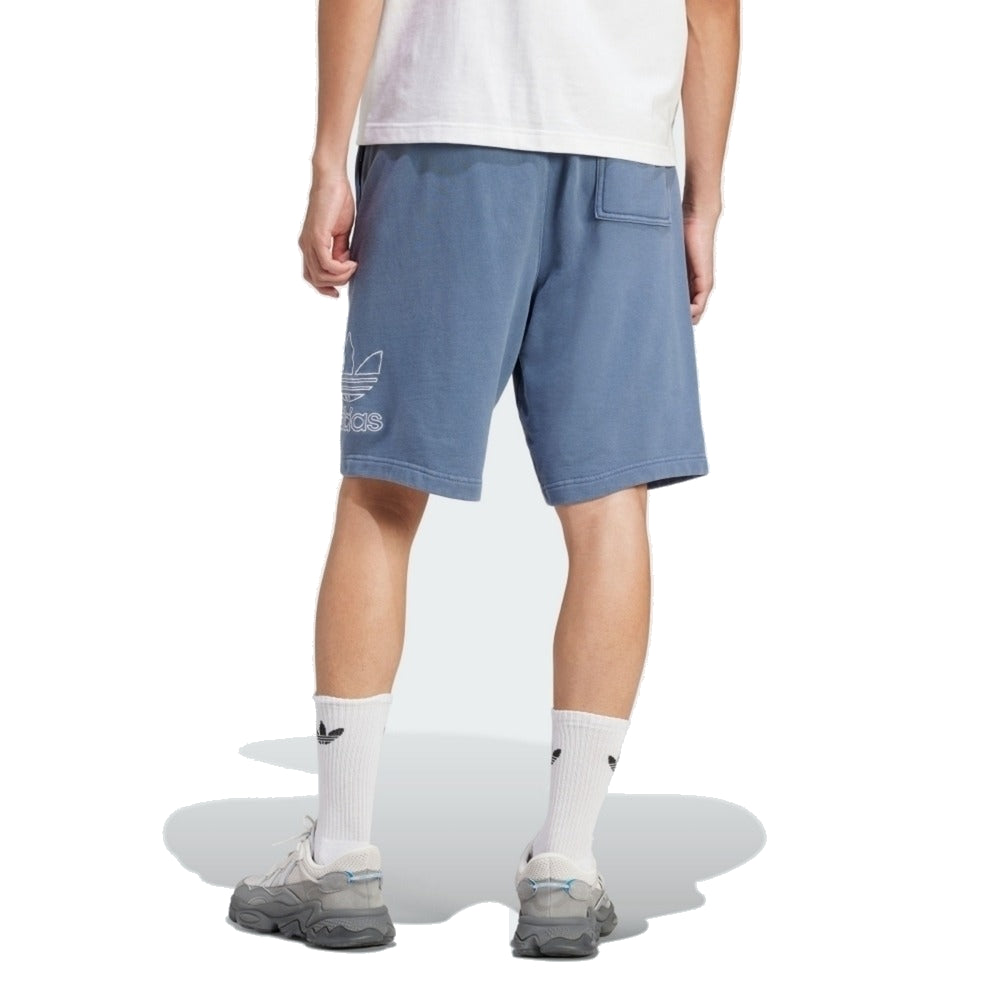 adidas Adicolor Outline Trefoil Shorts Asia Sizing 'Blue' IR8005