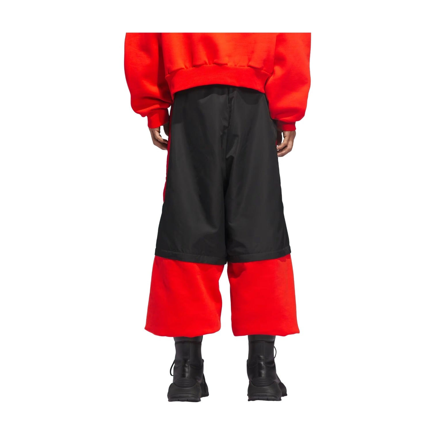 adidas x Willy Chavarria Heavyweight Sweatpants 'Black Red' KD9359