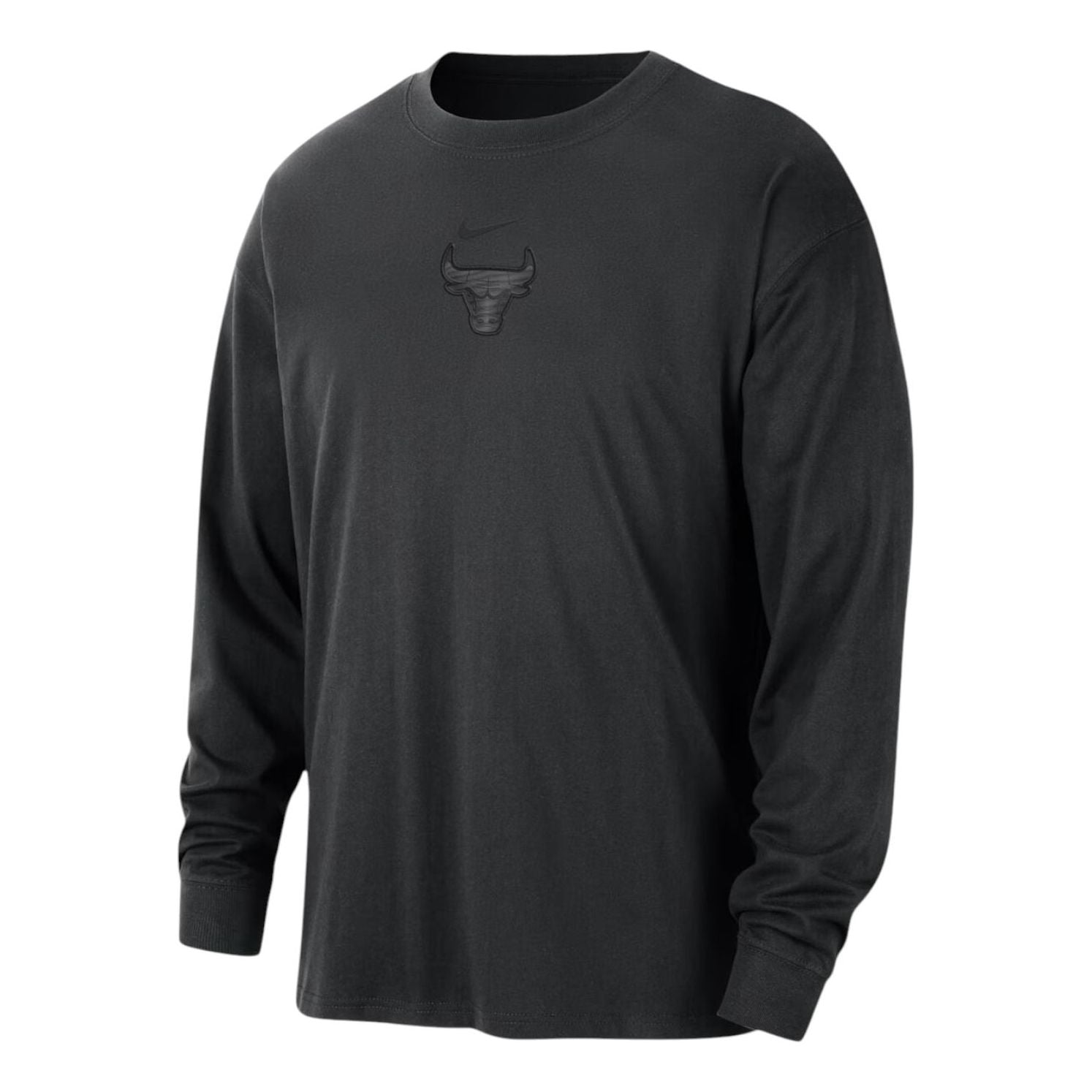 Nike Chicago Bulls Courtside Premium Essential Long-Sleeve T-Shirt 'Black' HV5438-010