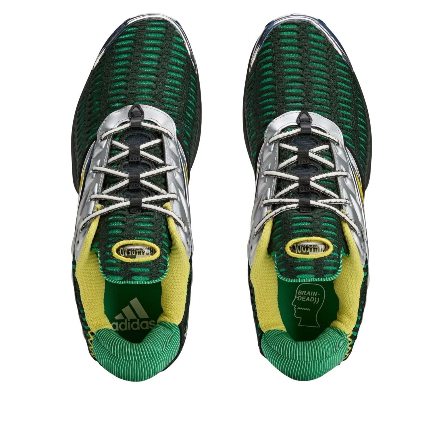 adidas x Brain Dead Climacool 2 'Green Metallic Silver' JQ6793
